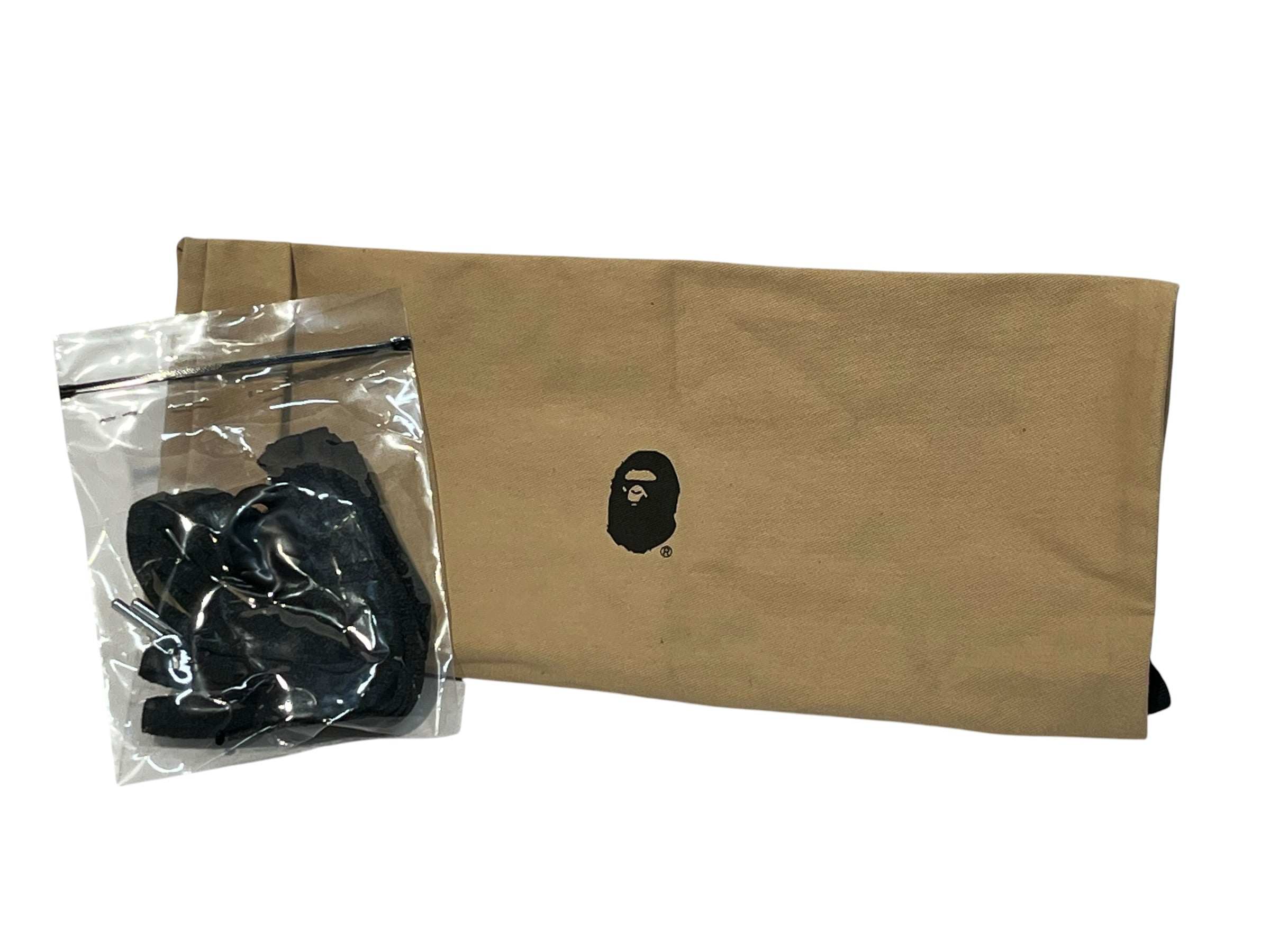BAPE STA!/Low-Sneakers/US 9.5/Suede/BLK/ view 4