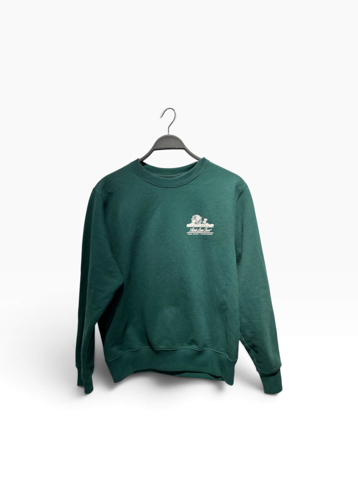 AIME LEON DORE/Sweatshirt/S/Cotton/GRN/CREWNECK LOGO view 1