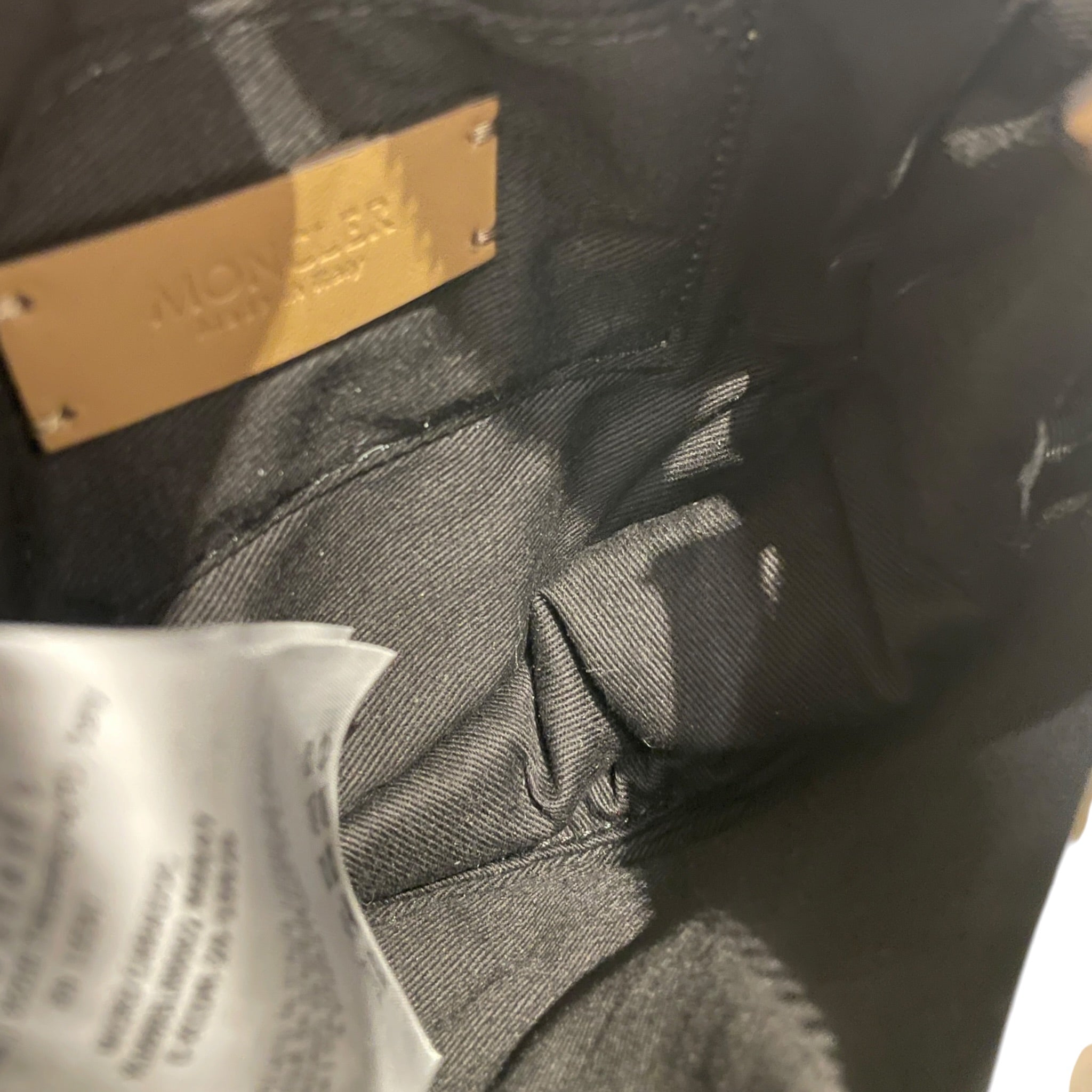 MONCLER/Hand Bag/Polyester/KHK/studded micro caradoc view 5