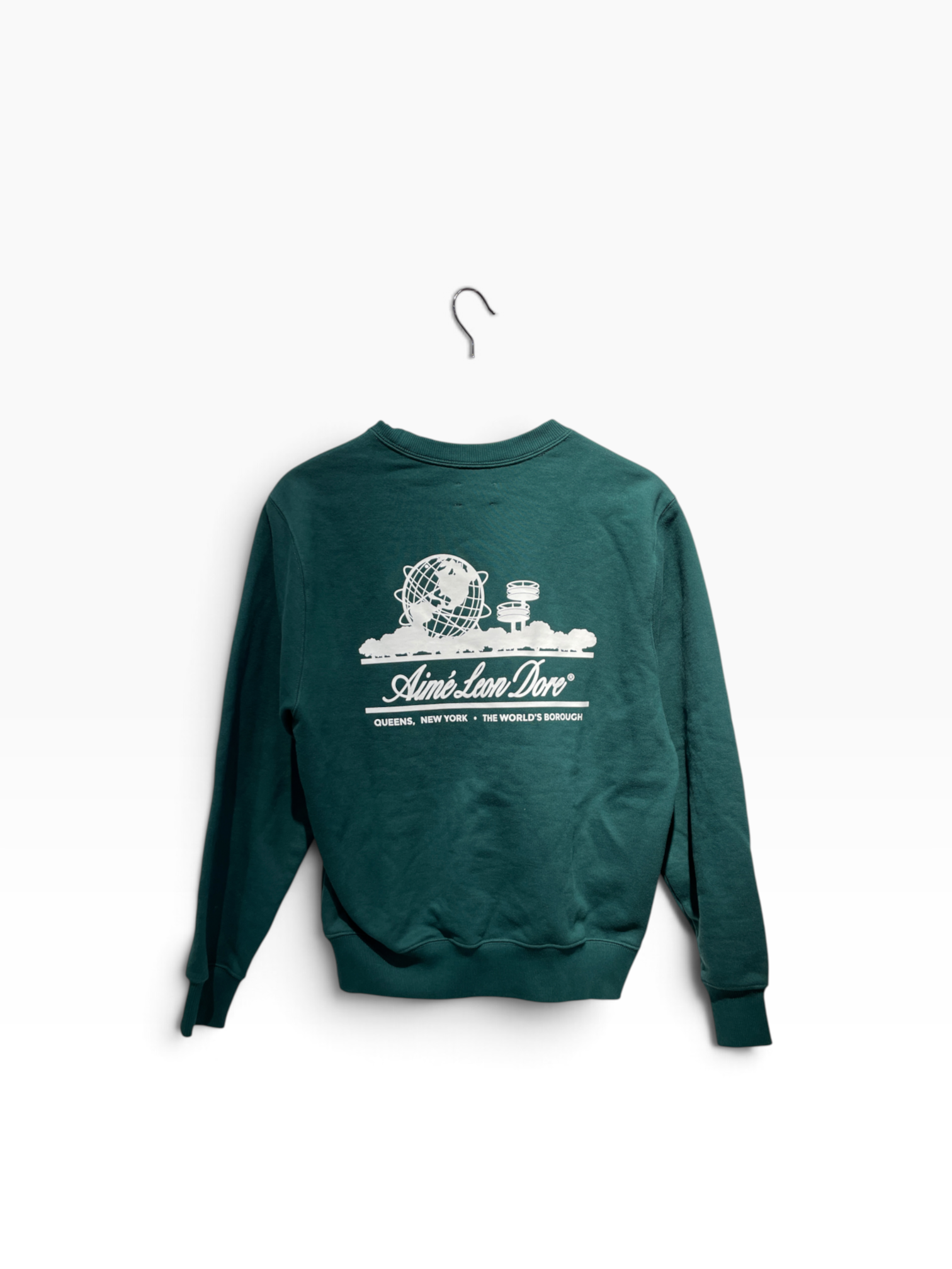 AIME LEON DORE/Sweatshirt/S/Cotton/GRN/CREWNECK LOGO view 2