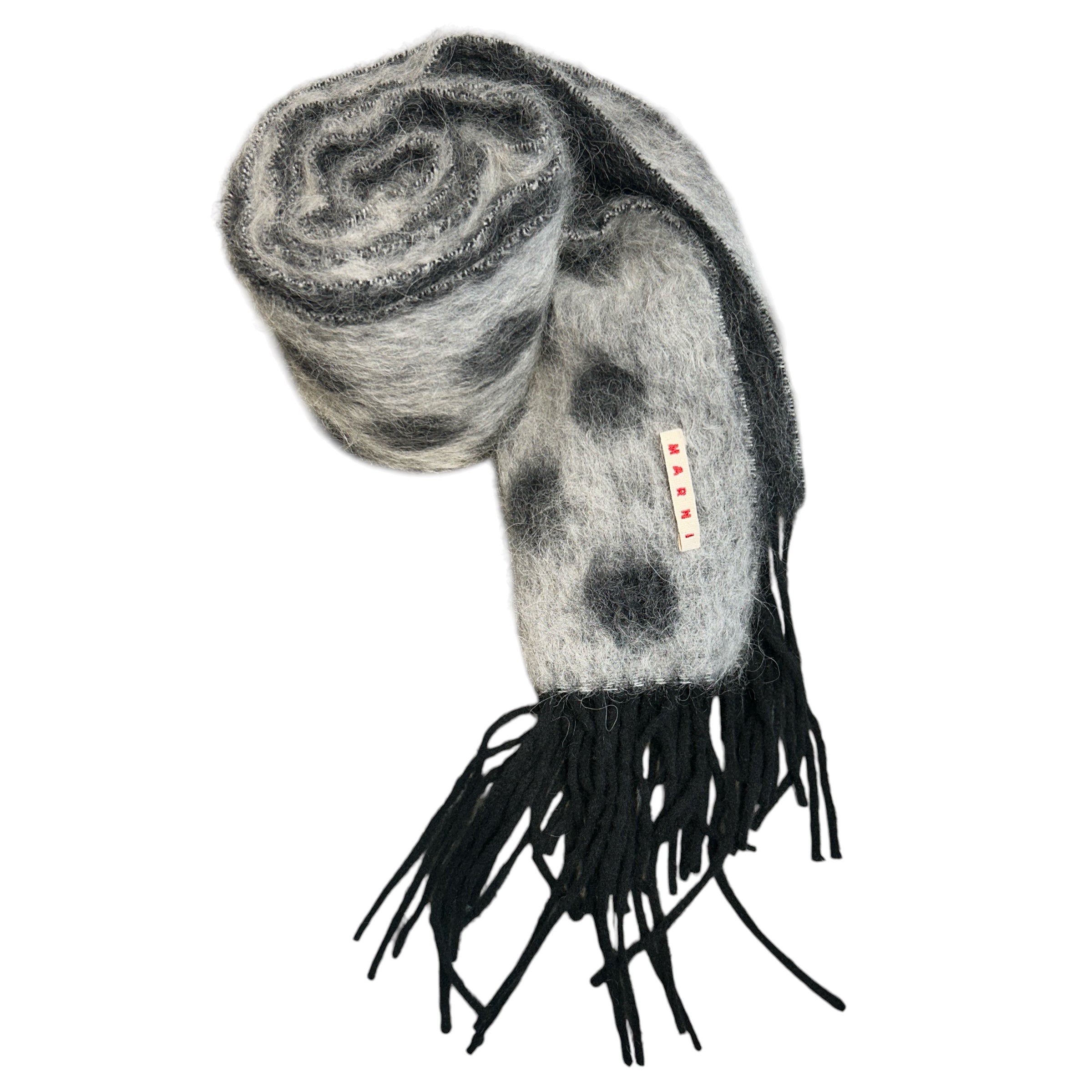MARNI/Scarf/Polka dot/Wool/GRY/DOUBLE SCARF view 1