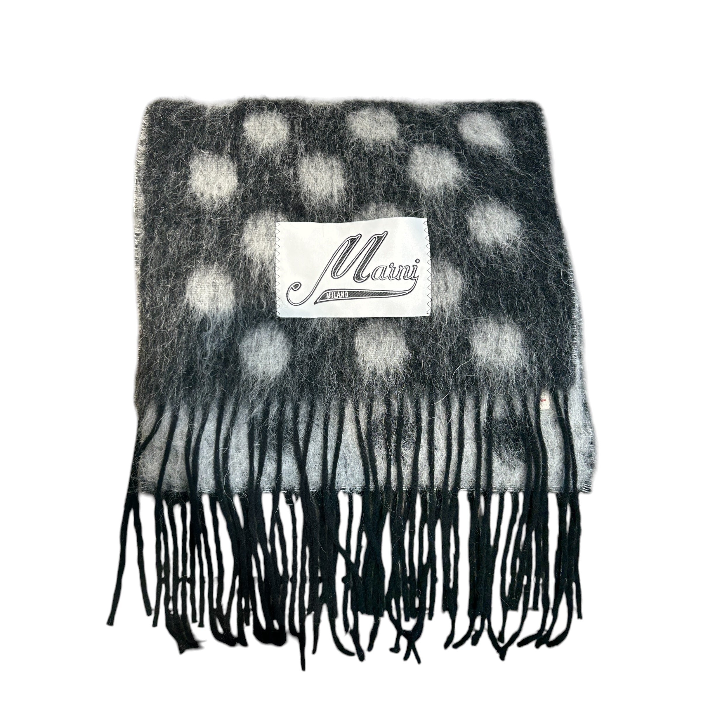 MARNI/Scarf/Polka dot/Wool/GRY/DOUBLE SCARF view 2
