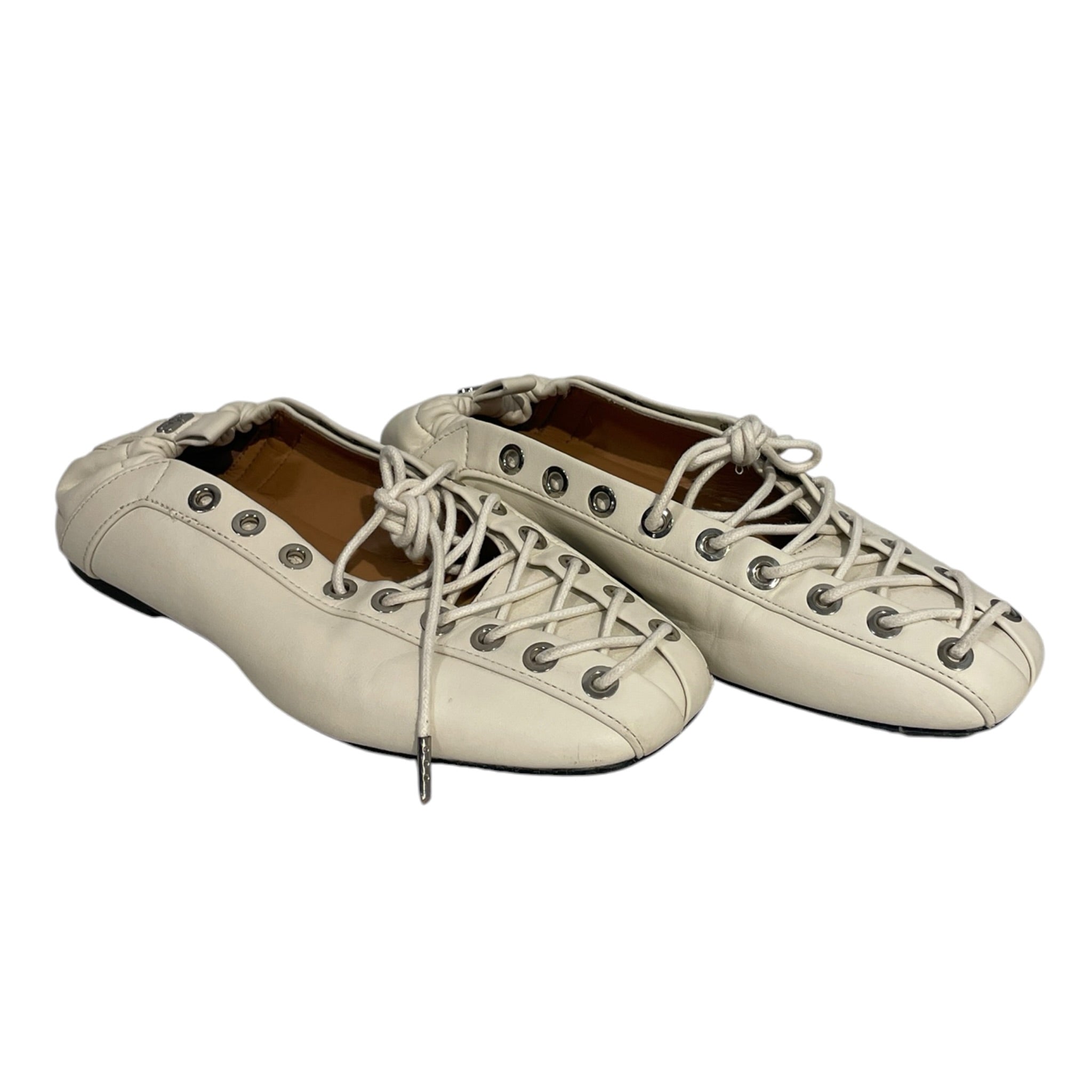 GANNI/Flat Shoes/EU 36/WHT/Ballet Flats view 1