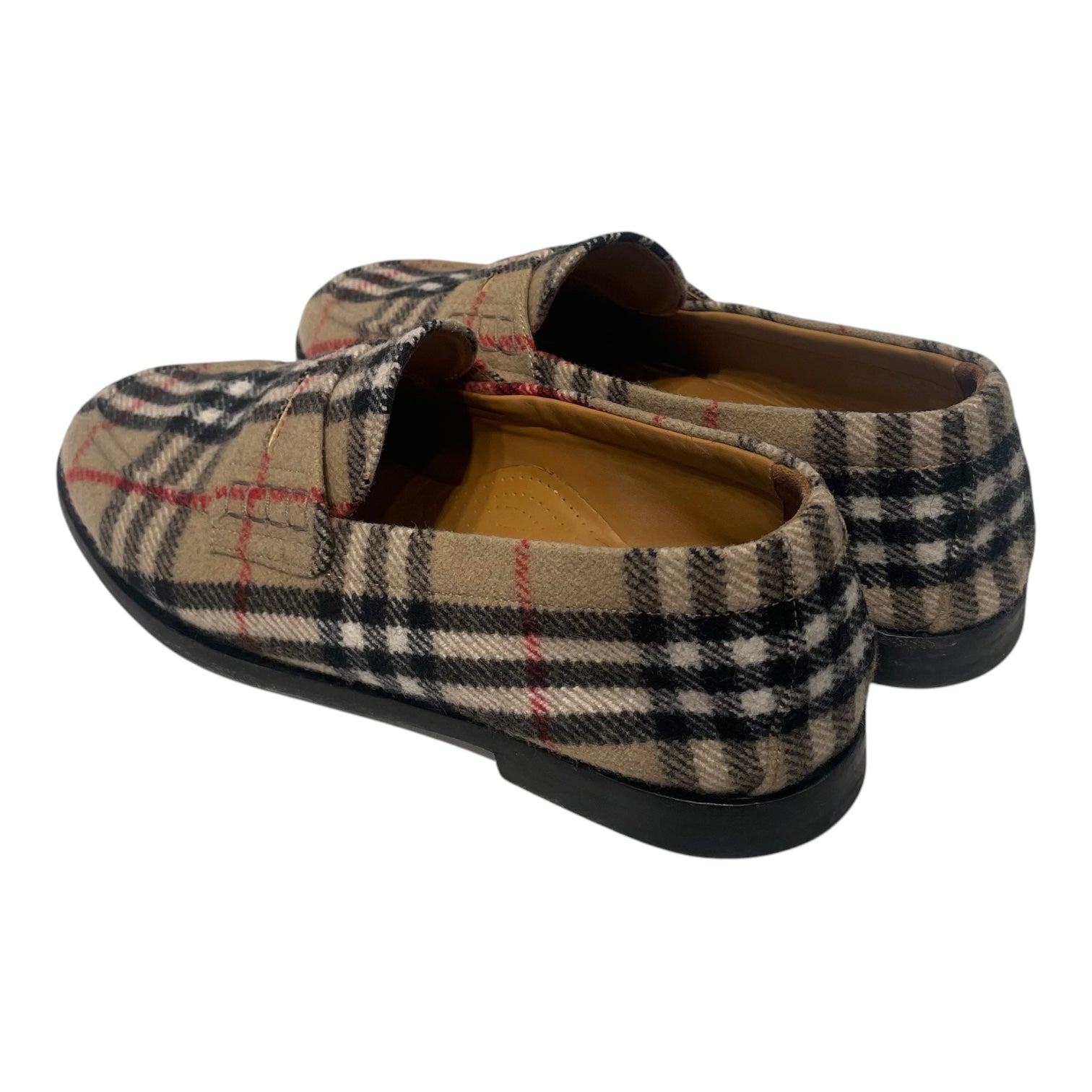 BURBERRY LONDON/Loafers/EU 43/Plaid/Wool/BRW/Hackney Archive Beige view 2