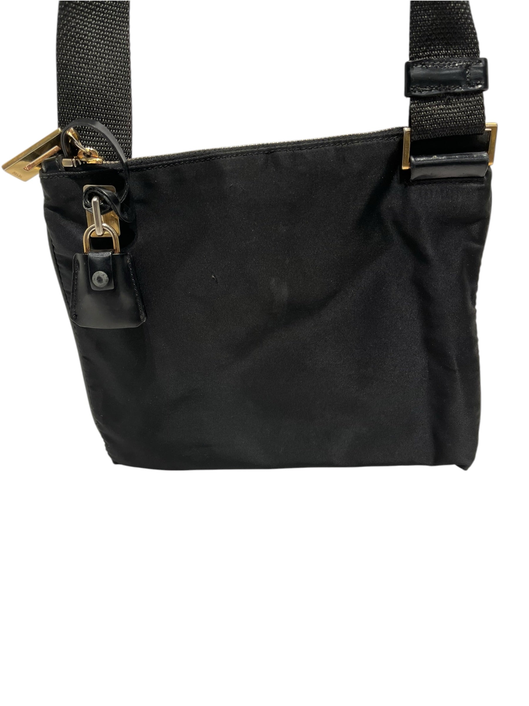 PRADA/Bag/Nylon/BLK/Nylon crossbody bag view 4