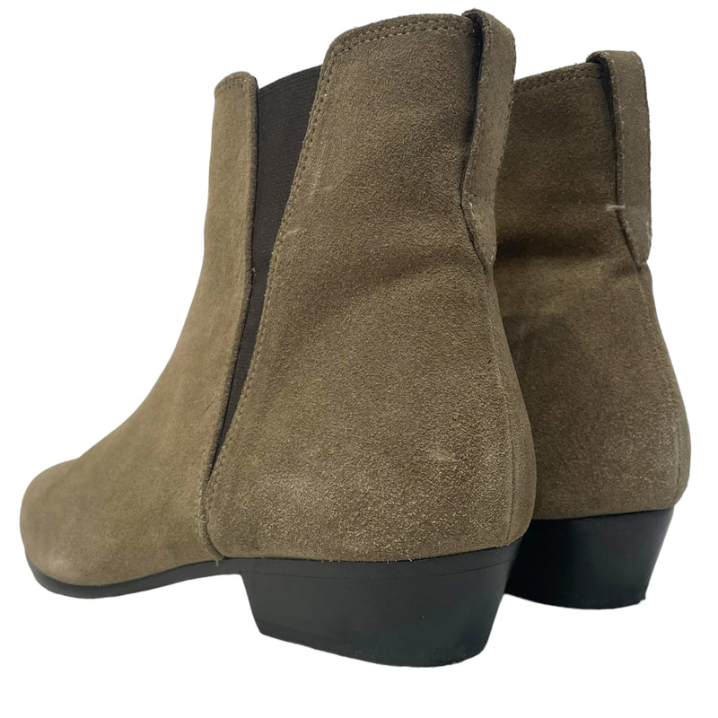 ISABEL MARANT ETOILE/Booties/EU 36/Suede/GRN/Chelsea Booties