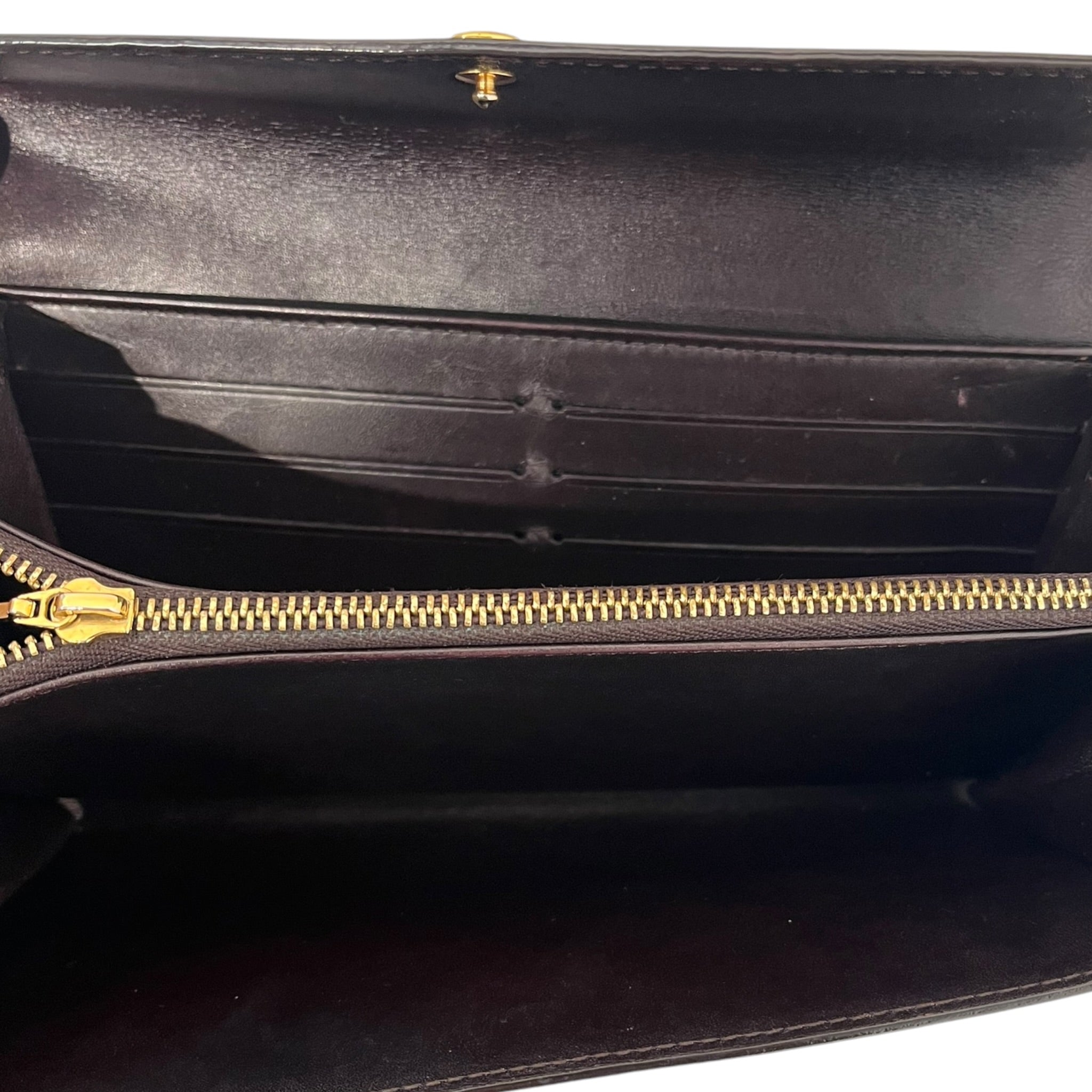 LOUIS VUITTON/Long Wallet/Leather/BRD/L's/2012 patent vernis sarah view 4