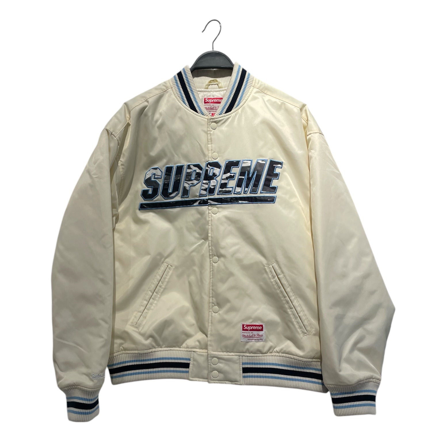 Supreme/mitchell&ness/Jacket/L/Polyester/CRM/ view 1