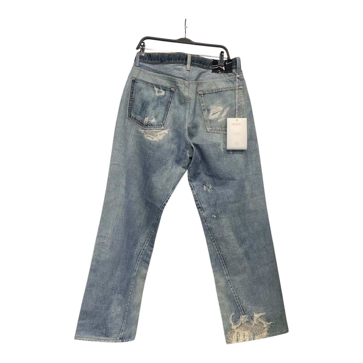 OUR LEGACY/Straight Pants/32/Denim/IDG/All Over Print/THIRD CUT DIGITAL DENIM view 2