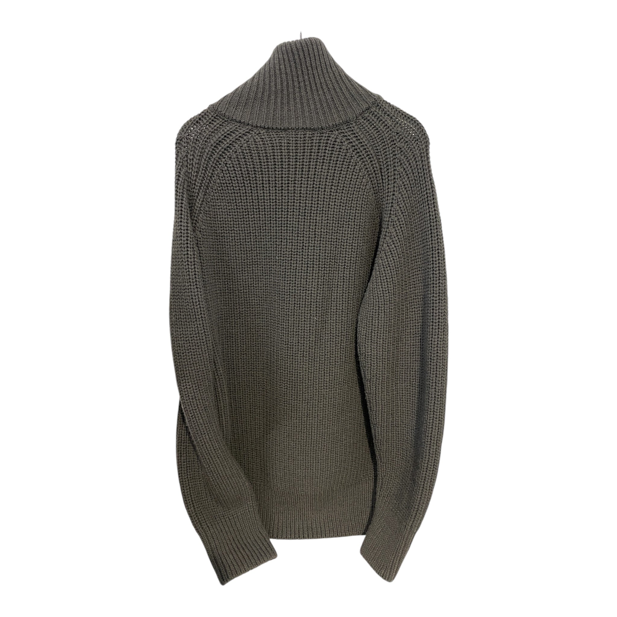DRIES VAN NOTEN/Fleece Jkt/XL/Cotton/GRY/DRIES GRY RIBBED TURTLE NECK view 2