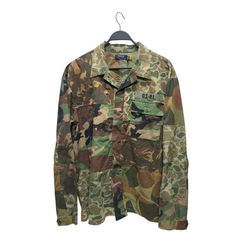 POLO RALPH LAUREN/Jacket/XXL/Cotton/GRN/Camouflage/MULTI CAMO