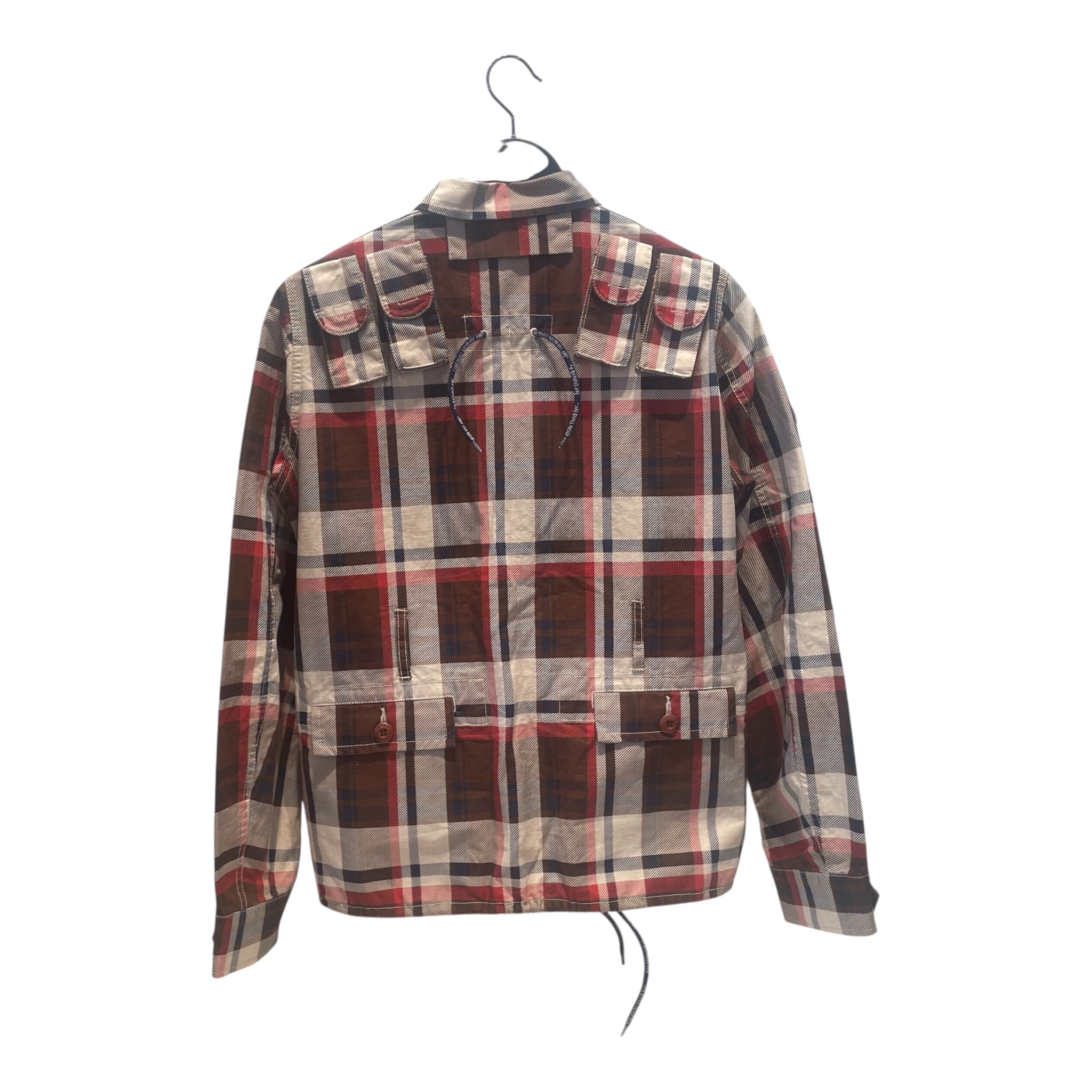 A BATHING APE/Military Jkt/S/Cotton/RED/Plaid/hunting jacket view 2