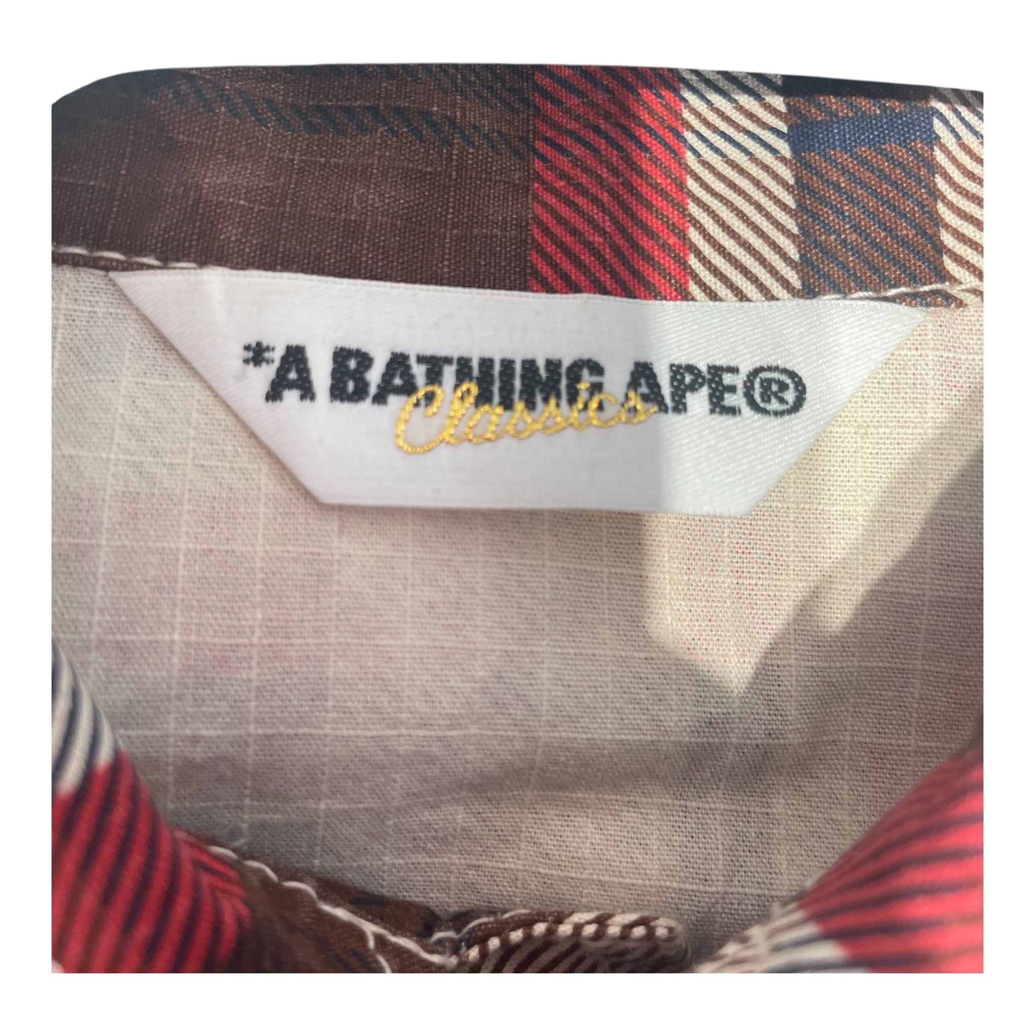 A BATHING APE/Military Jkt/S/Cotton/RED/Plaid/hunting jacket view 3