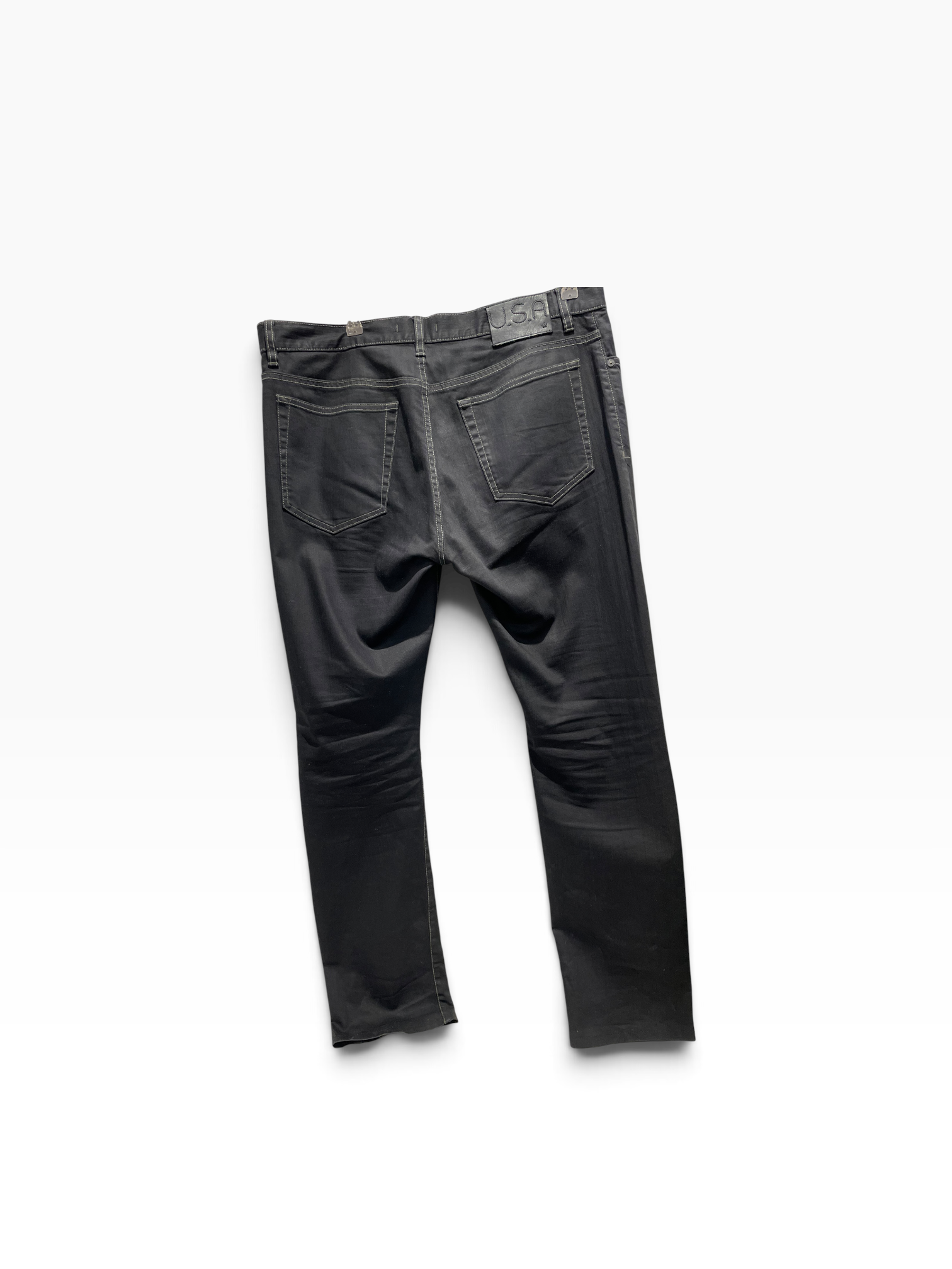 john varvatos/Straight Pants/36/Denim/BLK/USA PATCH view 2