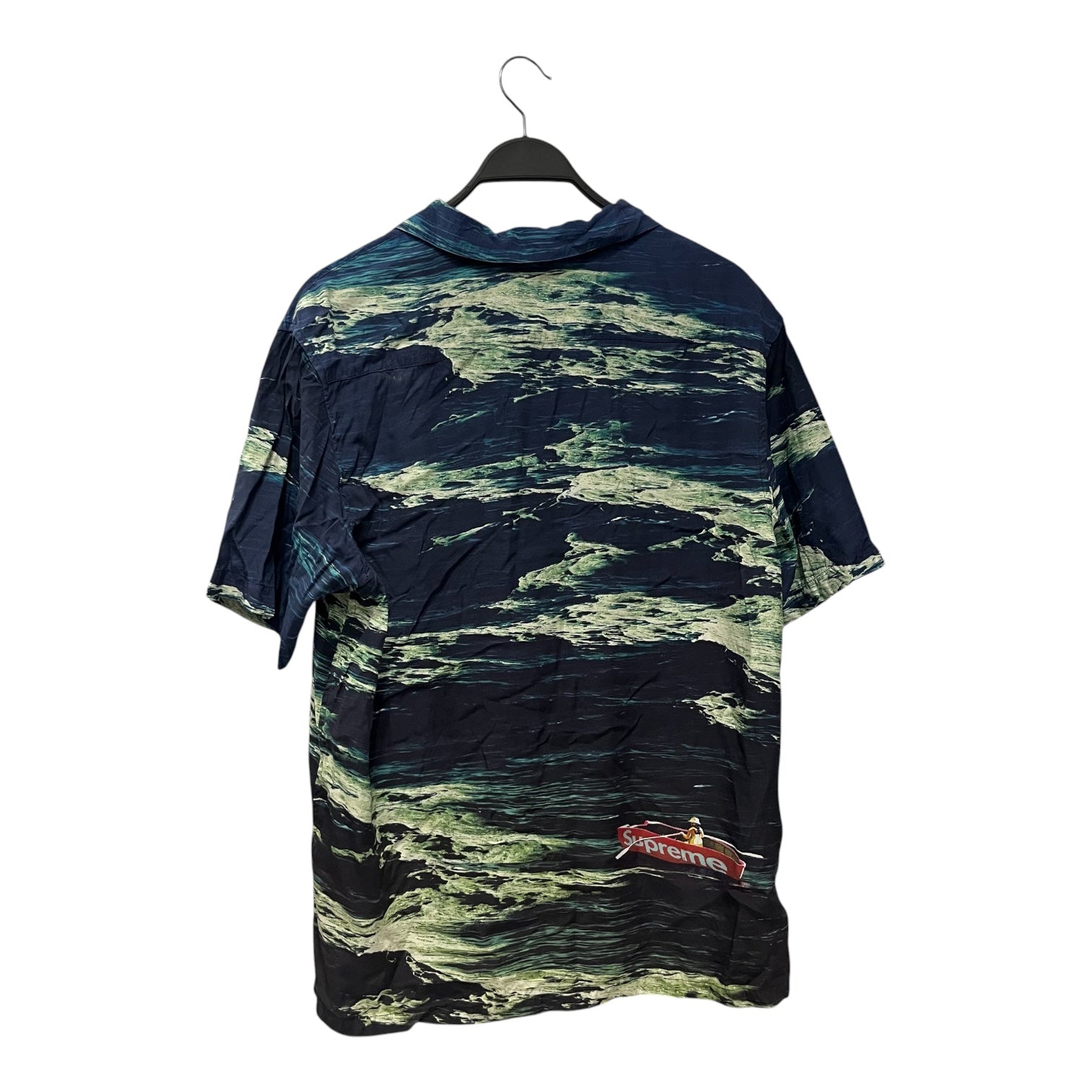 Supreme/Polo Shirt/L/Cotton/NVY/All Over Print/Boat Polo view 2