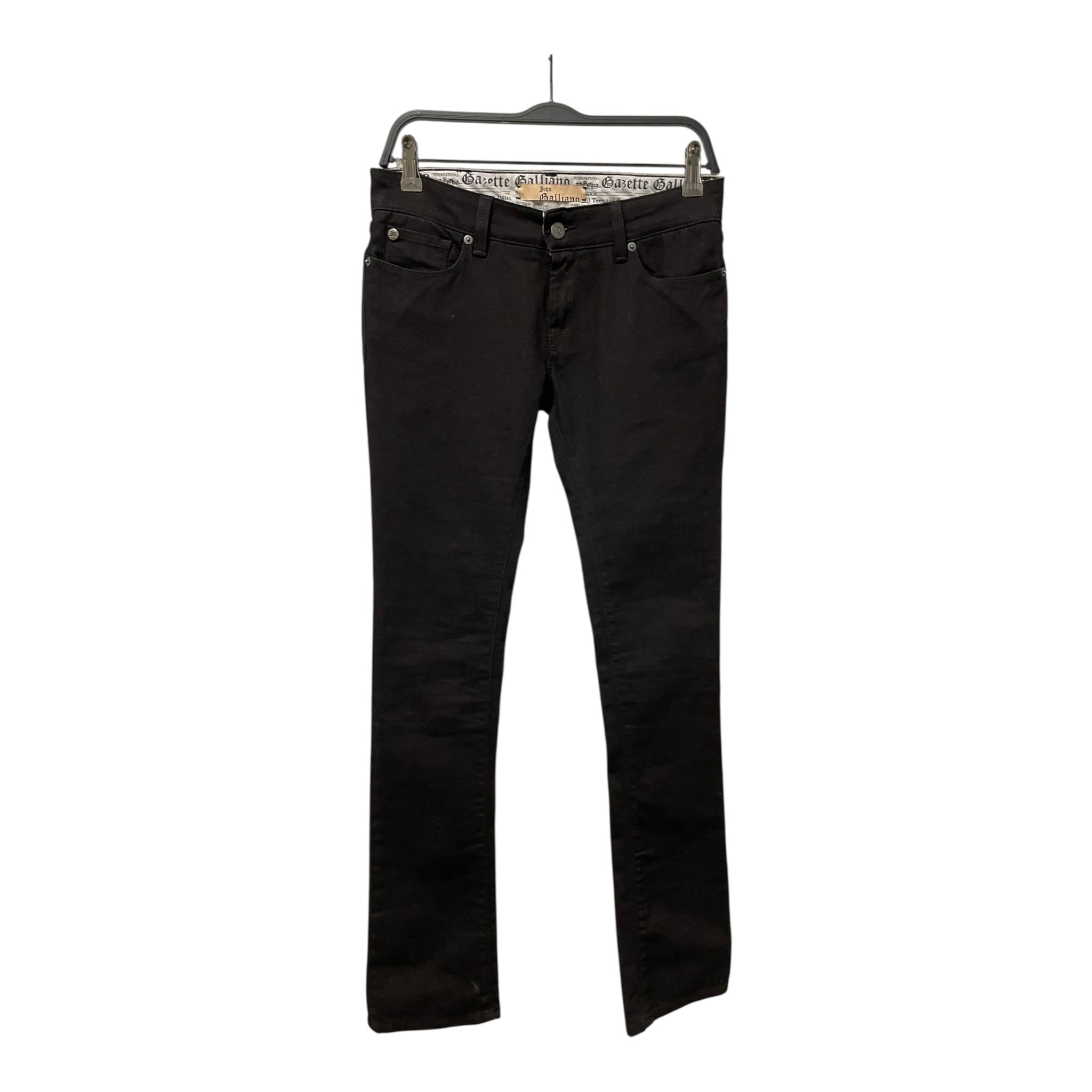 John Galliano/Pants/14/Cotton/BLK/ART. JAAAE COW LEATHER view 1