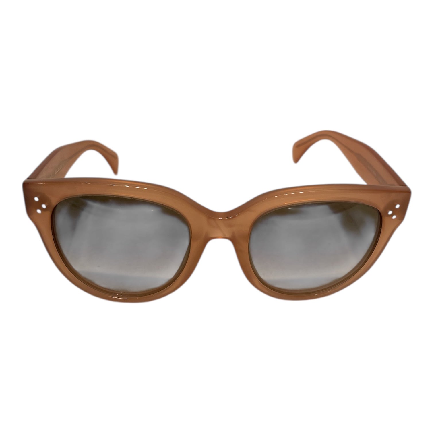 CELINE/Sunglasses/Plastic/BEG/cateye sunbrow view 1