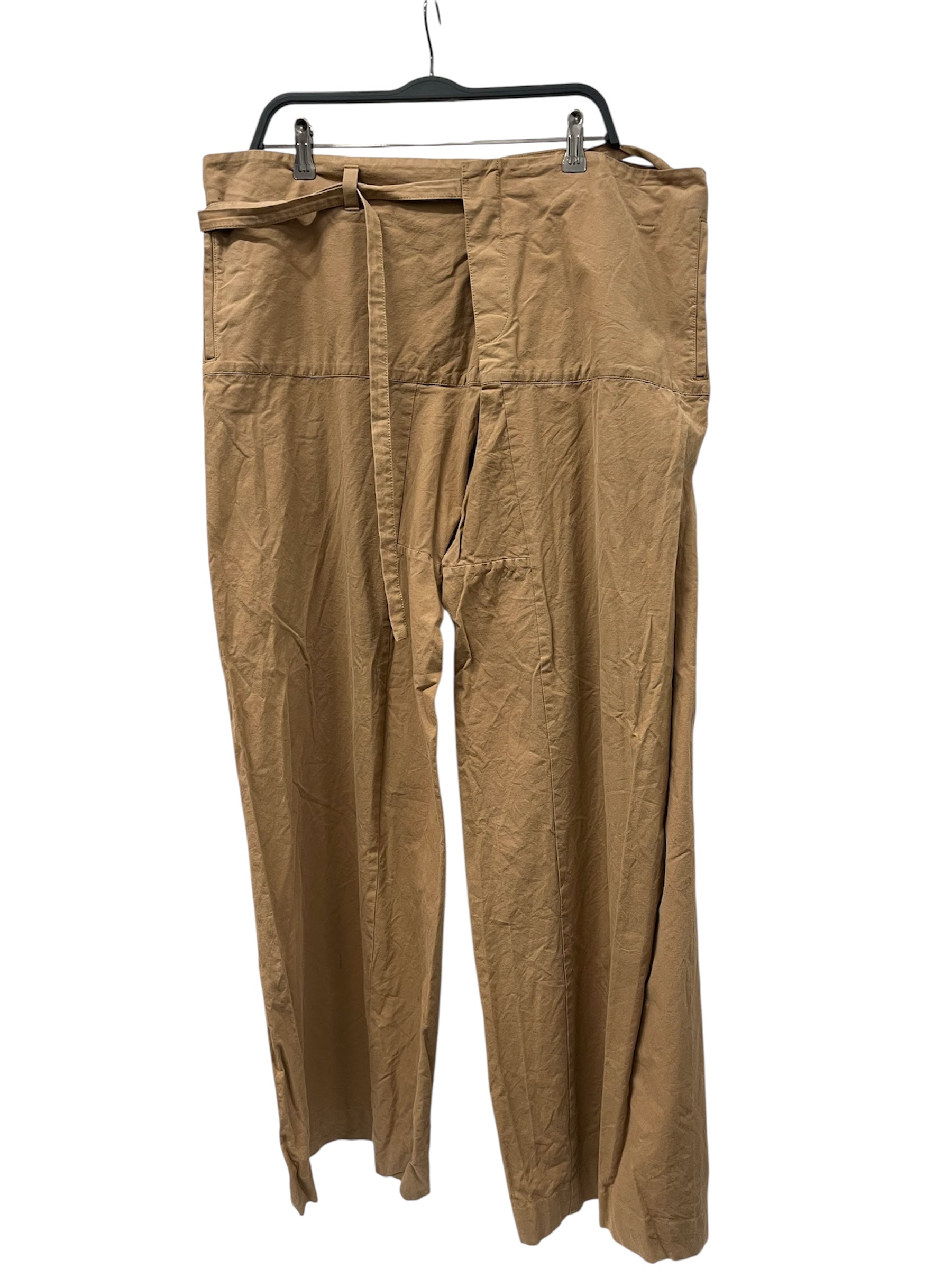Acne Studios/Cargo Pants/54/Cotton/BEG/TIE UP WAIST view 1