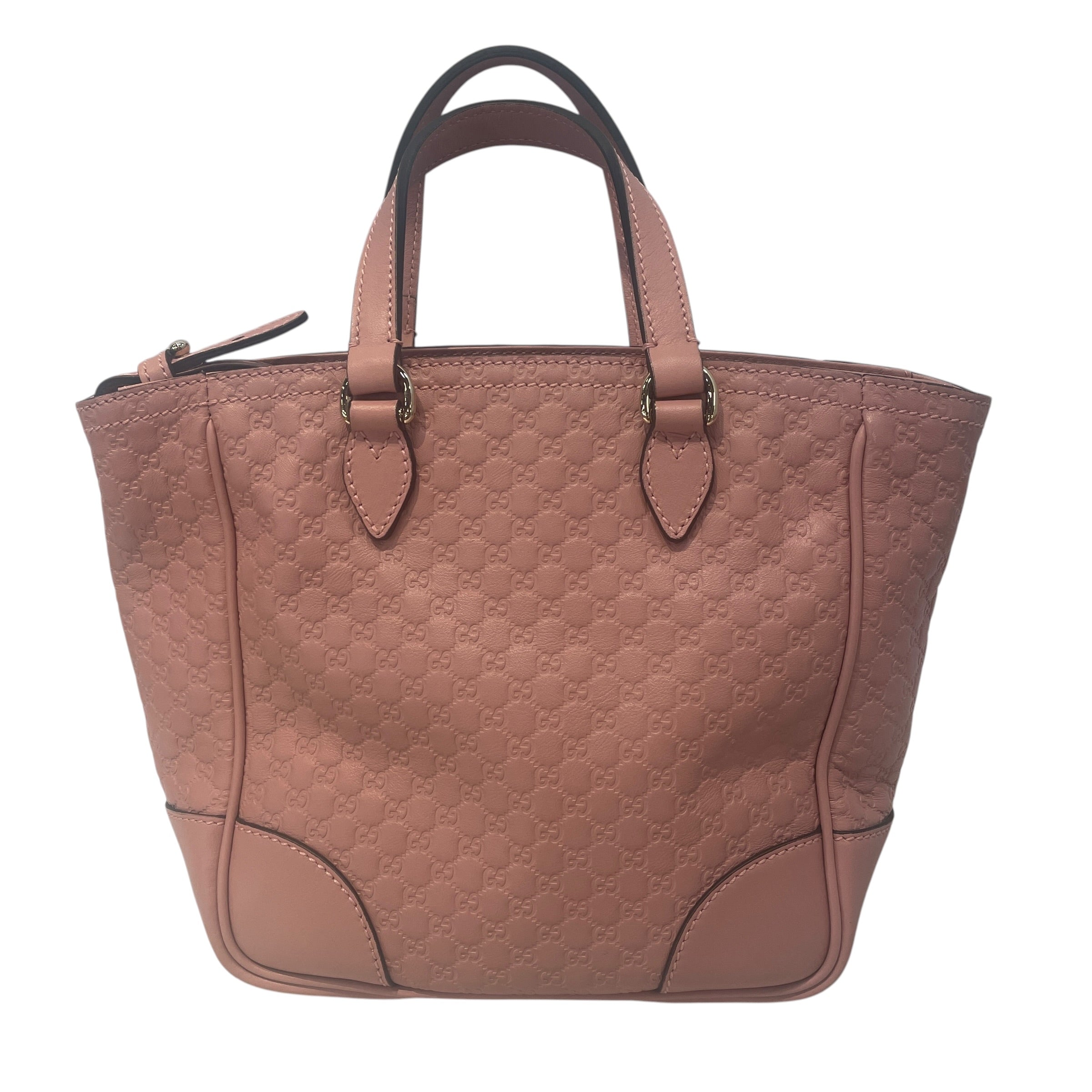 GUCCI/Tote Bag/Monogram/Leather/PNK/Microguccissima Bree Small view 2