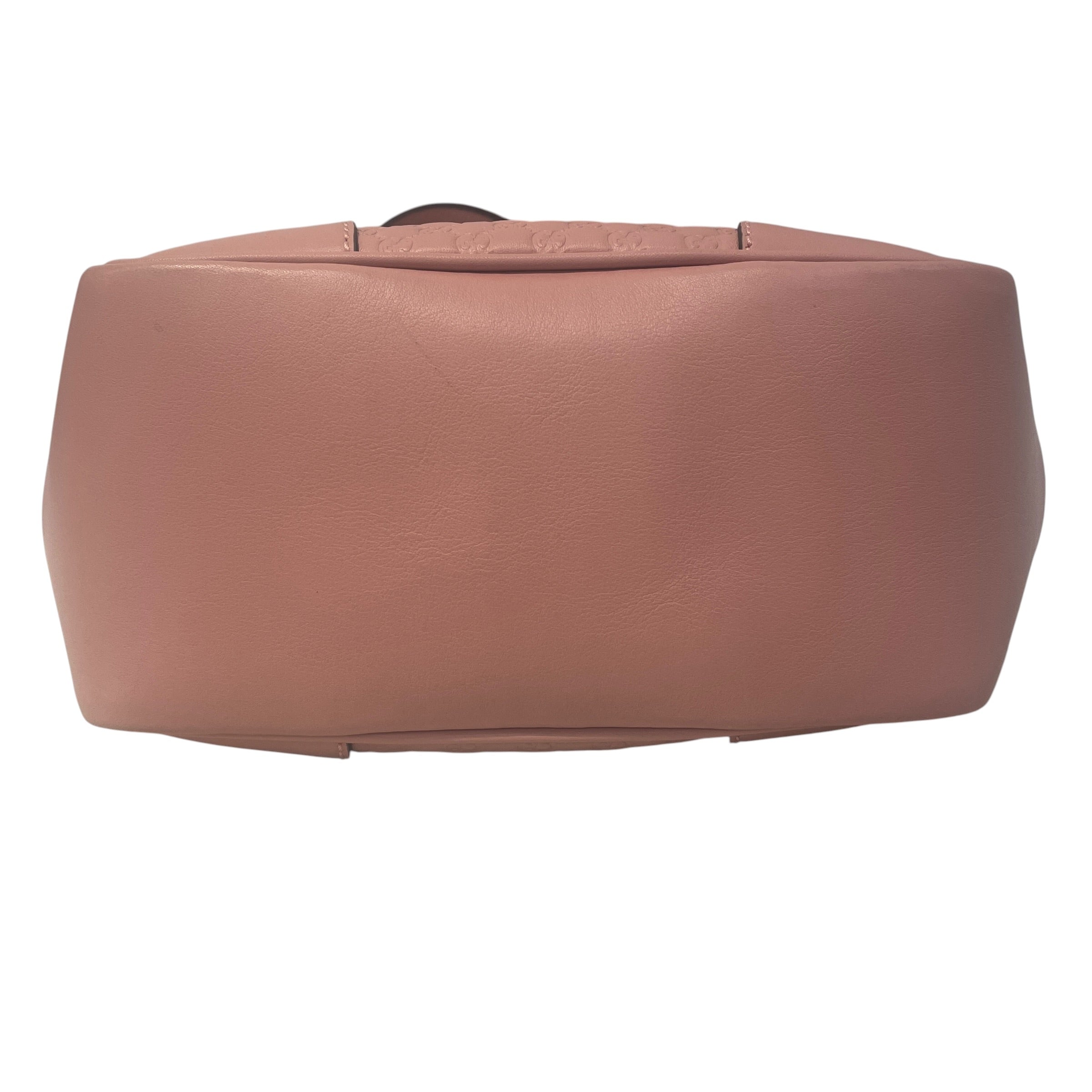 GUCCI/Tote Bag/Monogram/Leather/PNK/Microguccissima Bree Small view 3