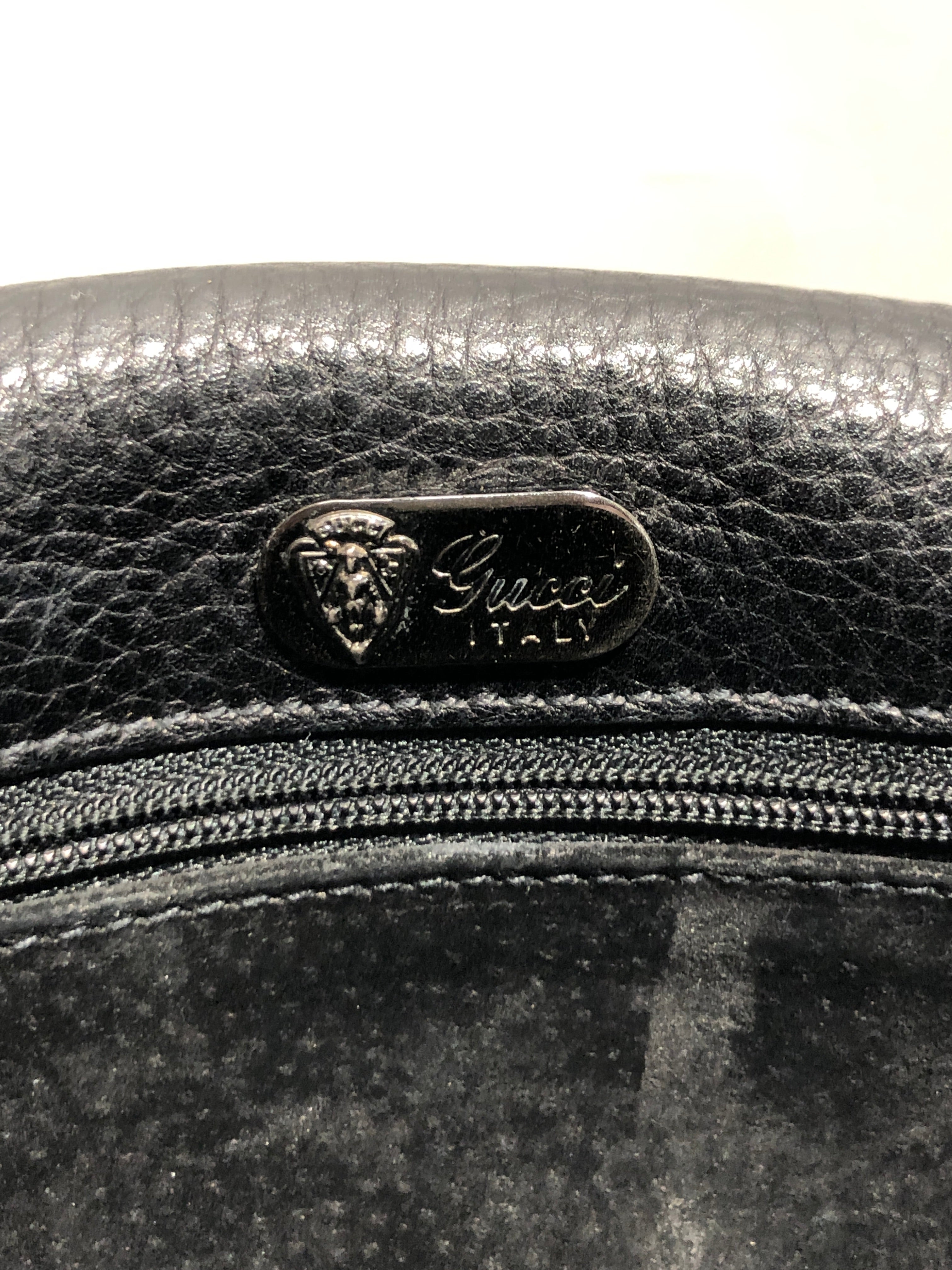 GUCCI/Cross Body Bag/Leather/BLK/VINTAGE CROSSBODY view 5
