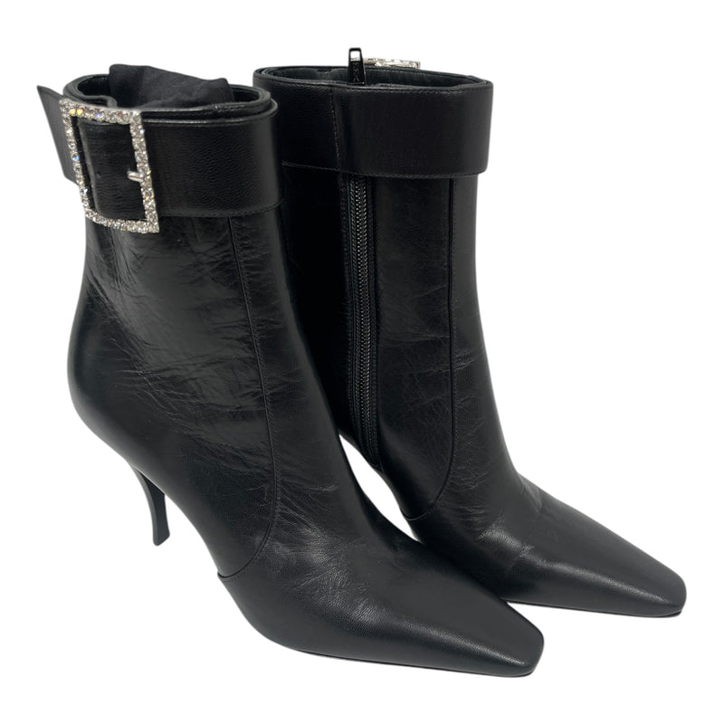 SAINT LAURENT/Chelsea Boots/US 6/Leather/BLK/