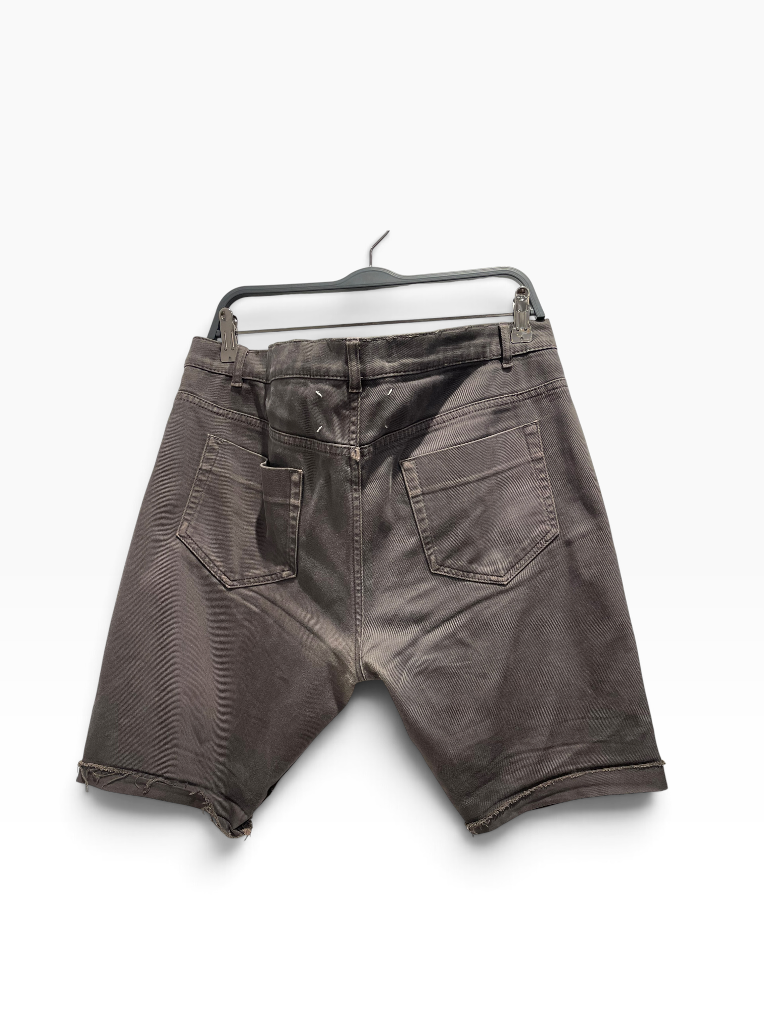 Maison Margiela/Shorts/54/Denim/GRY/Charcoal Grey Slim Shorts view 2