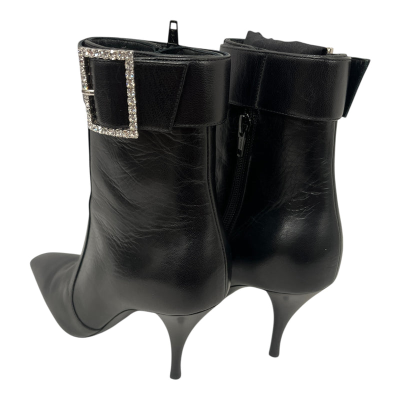 SAINT LAURENT/Chelsea Boots/US 6/Leather/BLK/