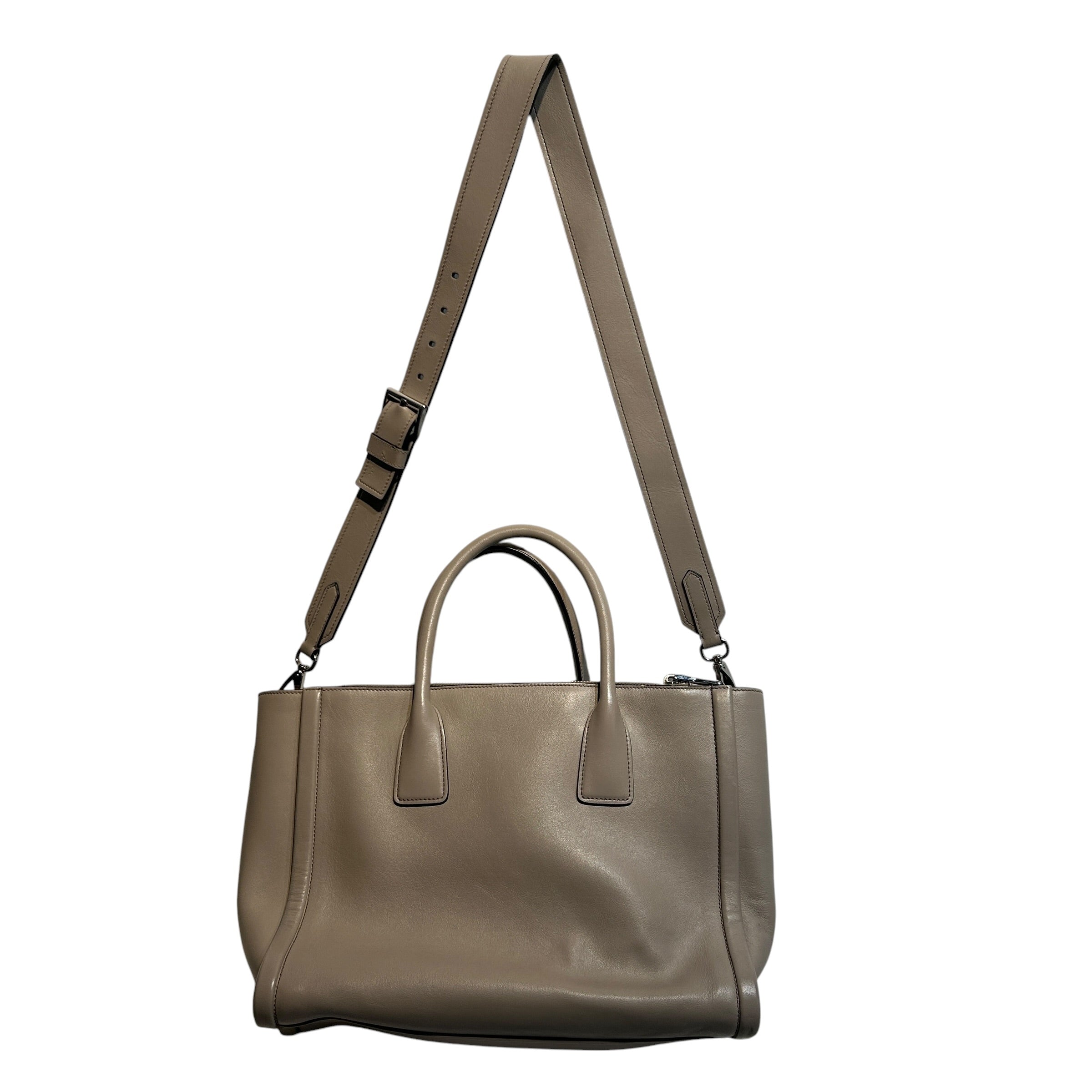 PRADA/Tote Bag/Leather/CRM/leather concept view 2