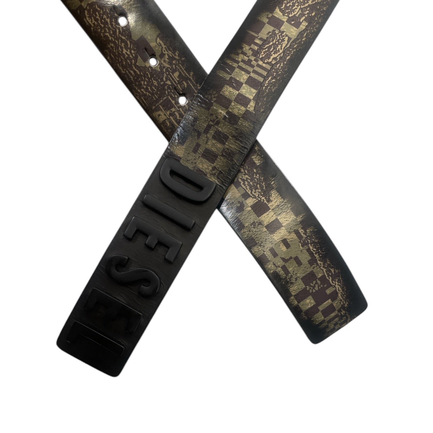 DIESEL/Belt/All Over Print/GRN/B Letters B- Belt view 2