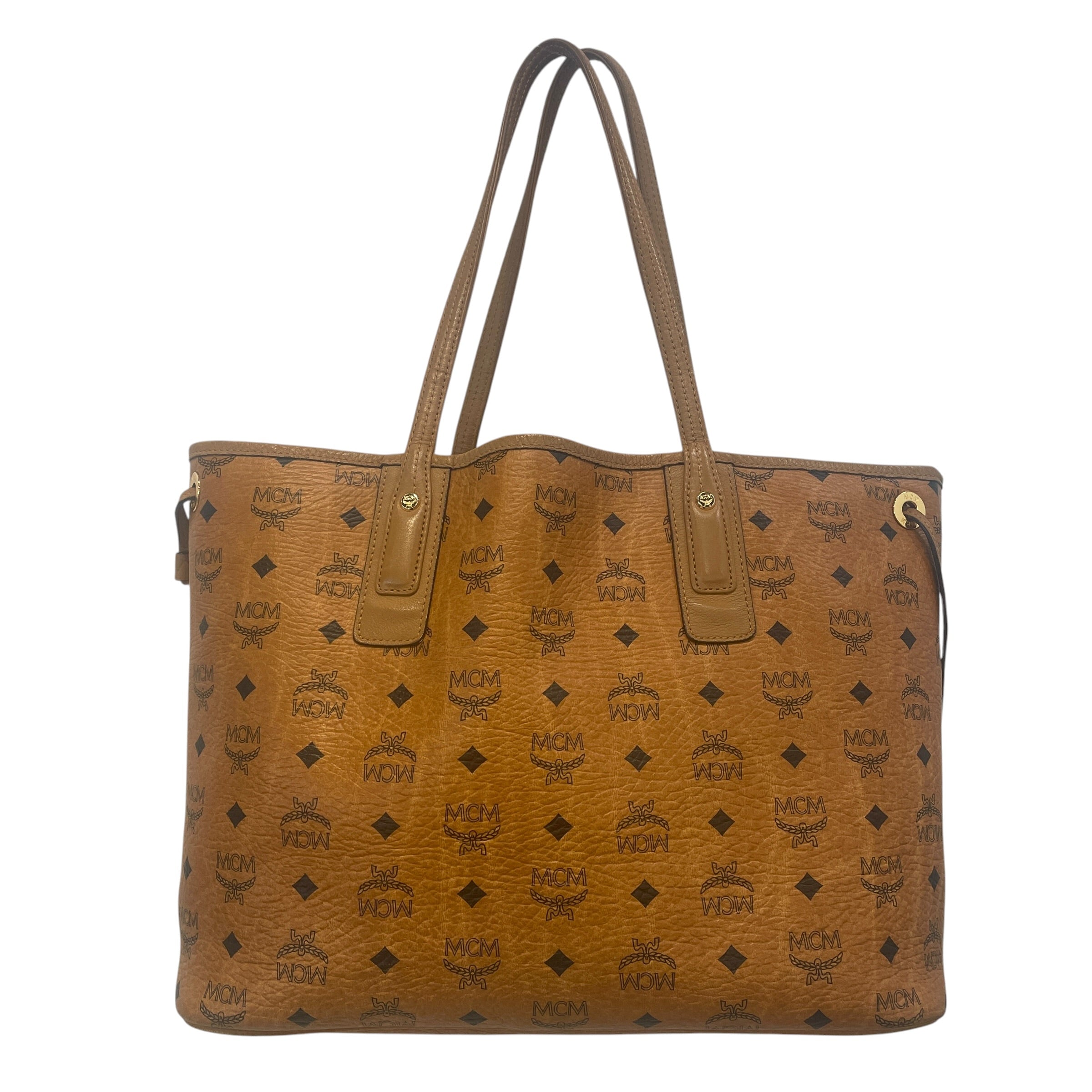 MCM/Tote Bag/Monogram/Leather/BRW/Liz Shopper Visestos view 2