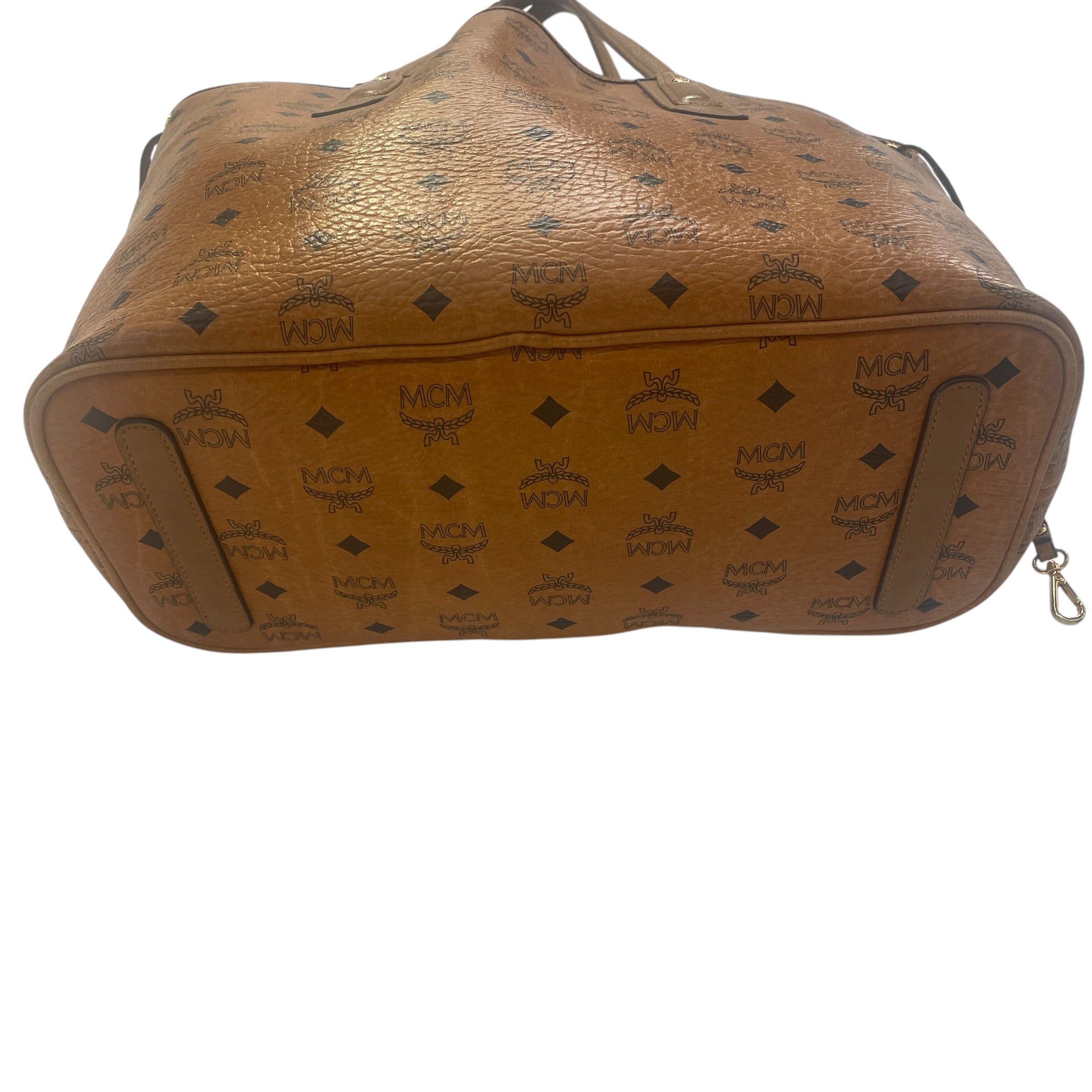 MCM/Tote Bag/Monogram/Leather/BRW/Liz Shopper Visestos view 3