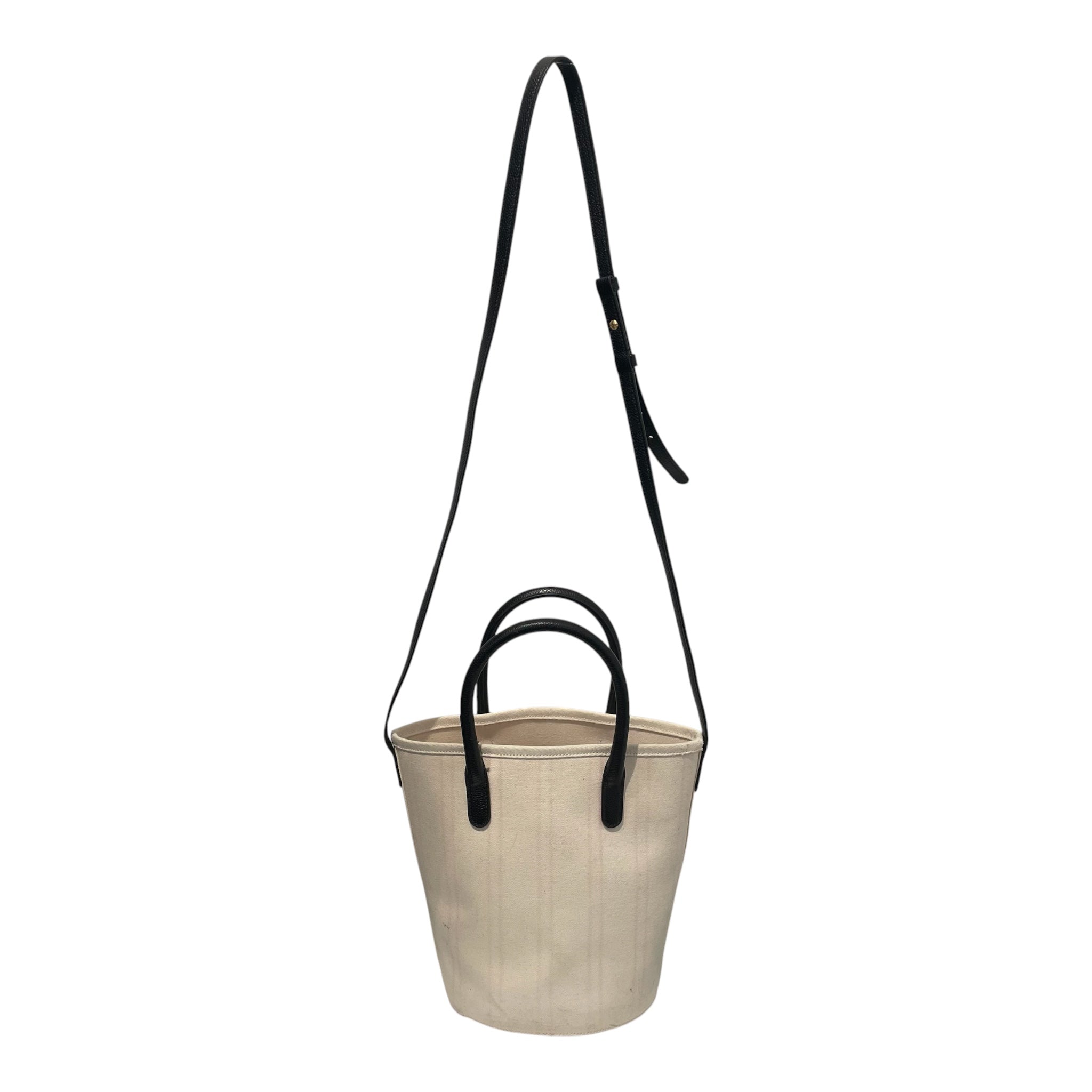 THOM BROWNE. NEW YORK/Bag/Stripe/Cotton/CRM/BUCKET BAG view 2