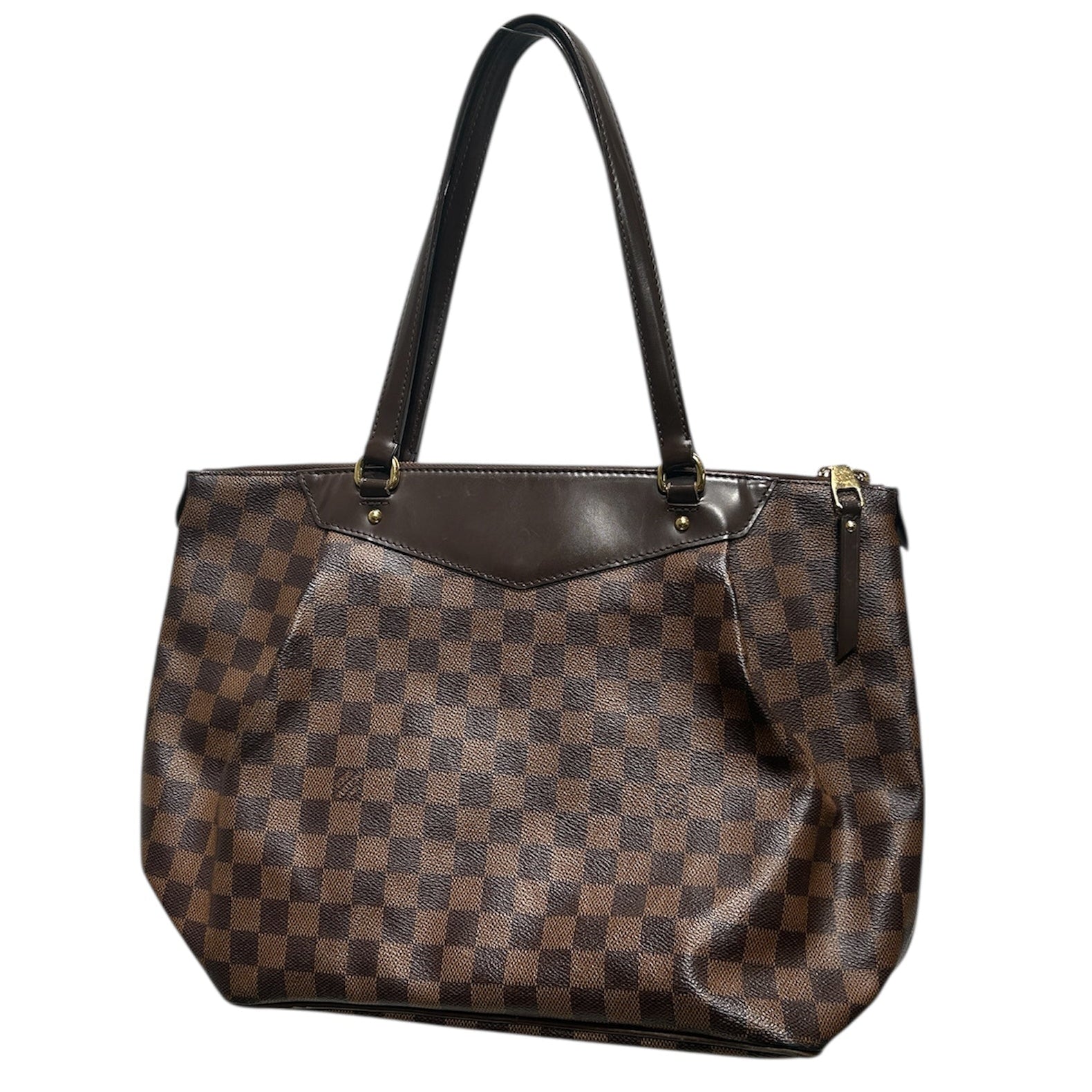 LOUIS VUITTON/Tote Bag/All Over Print/Leather/BRW/DAMIER EBENE WESTMINISTER view 1
