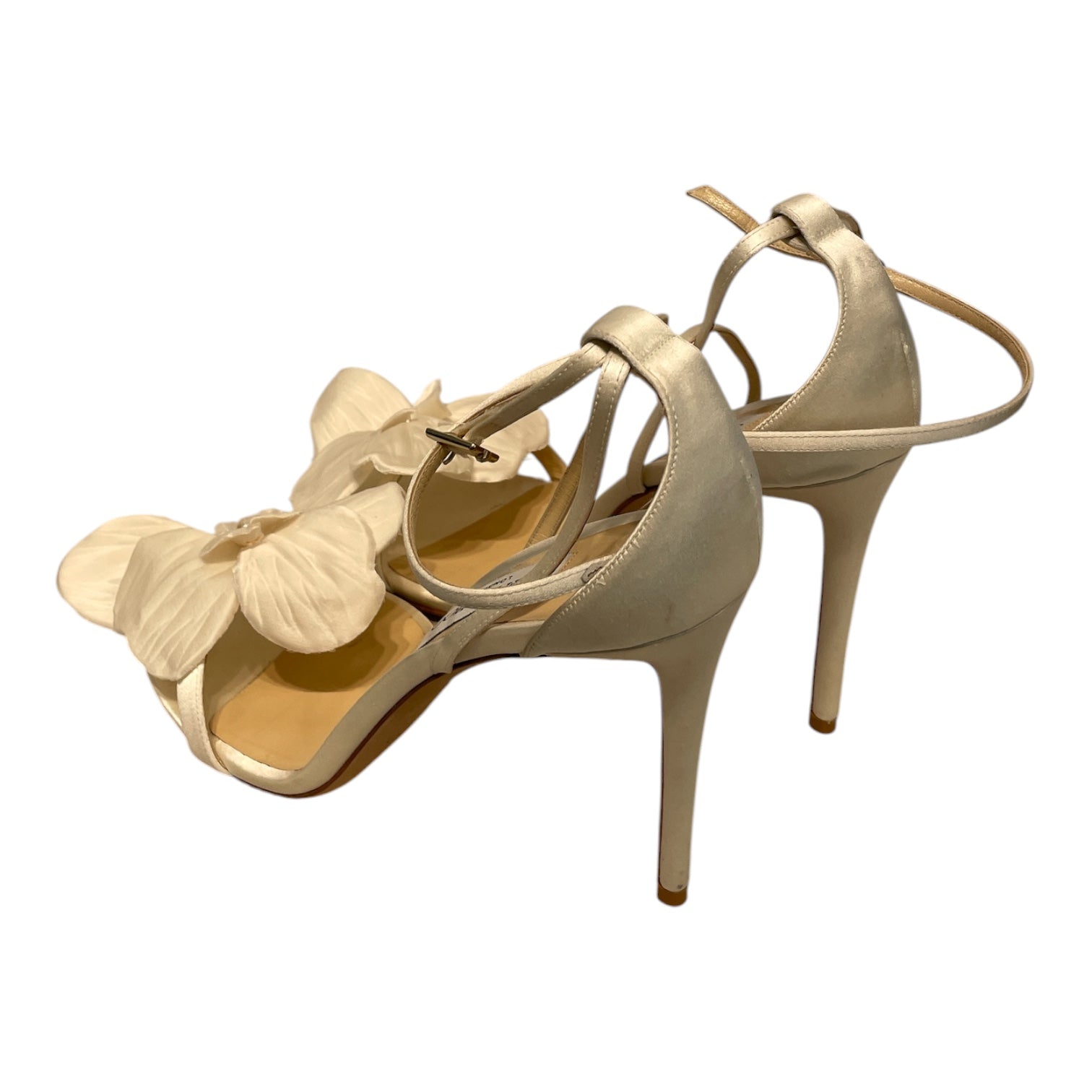JIMMY CHOO/Heels/EU 41/WHT/SATIN FLORAL view 2