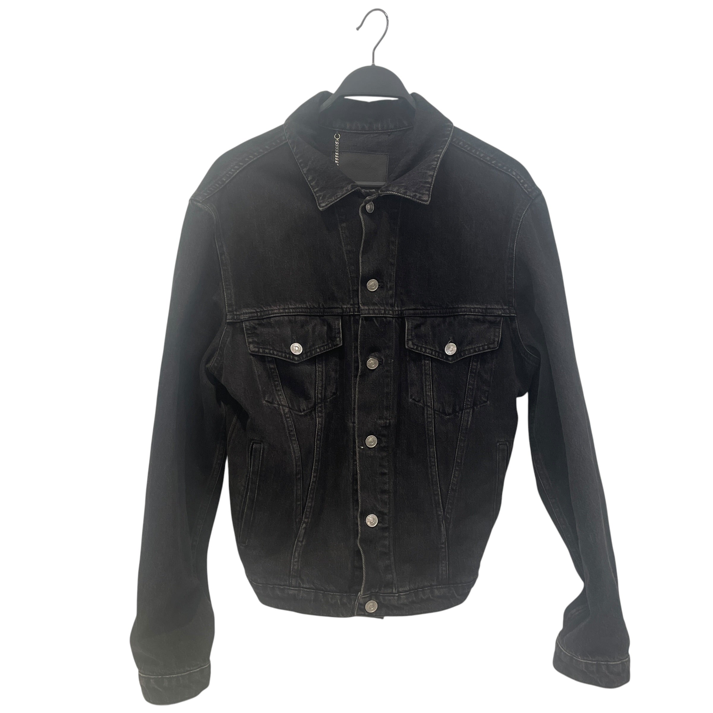 BALENCIAGA/Denim Jkt/L/Cotton/BLK/UP57 2017 00274 view 1
