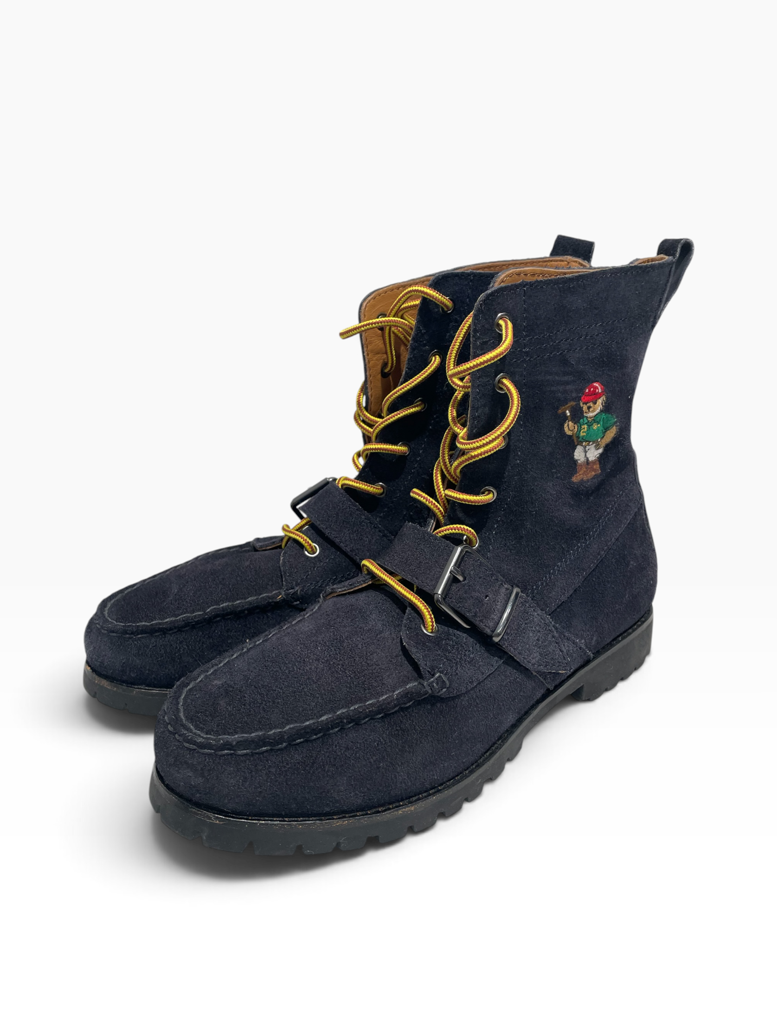 POLO RALPH LAUREN/Lace Up Boots/US 10/Suede/NVY/ view 2