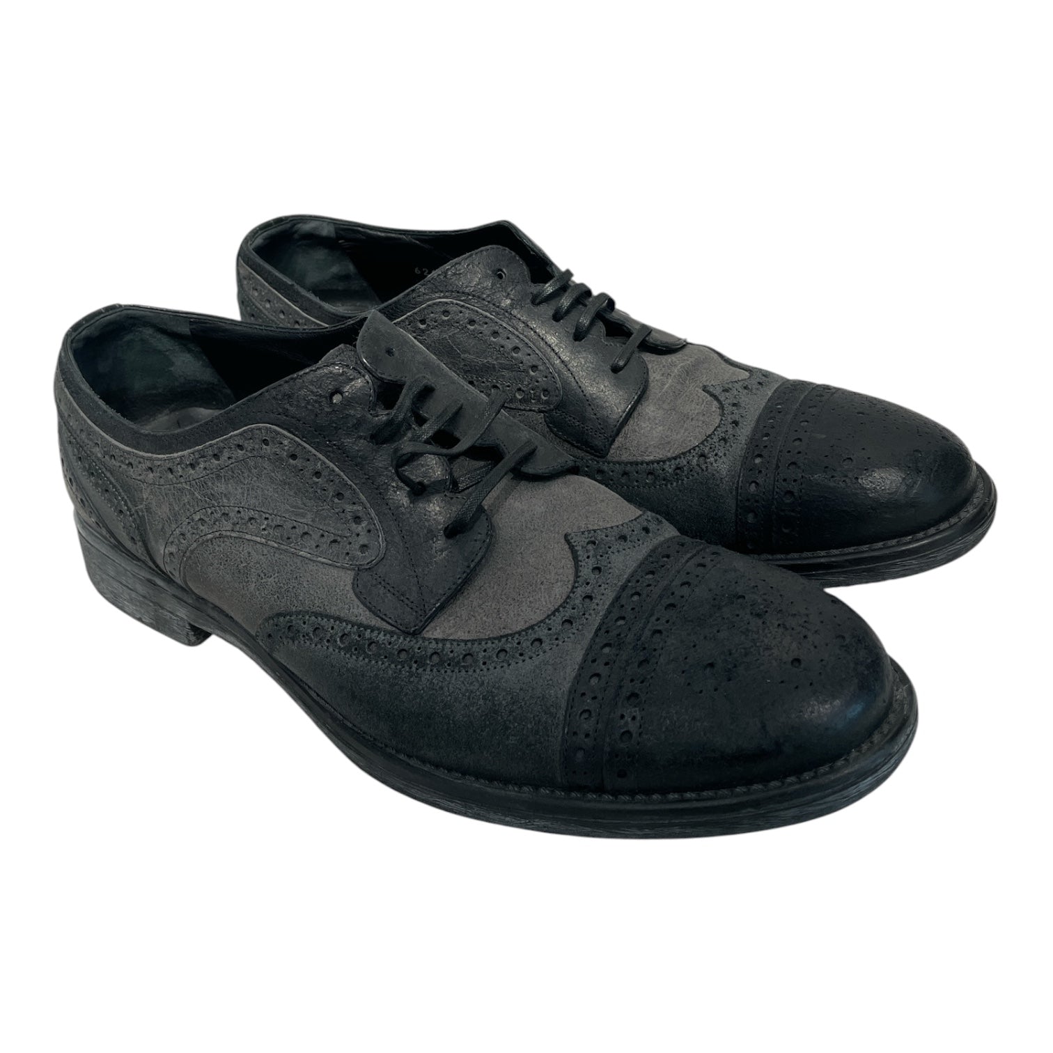 DOLCE&GABBANA/Dress Shoes/US 10/Leather/BLK/Derby view 1