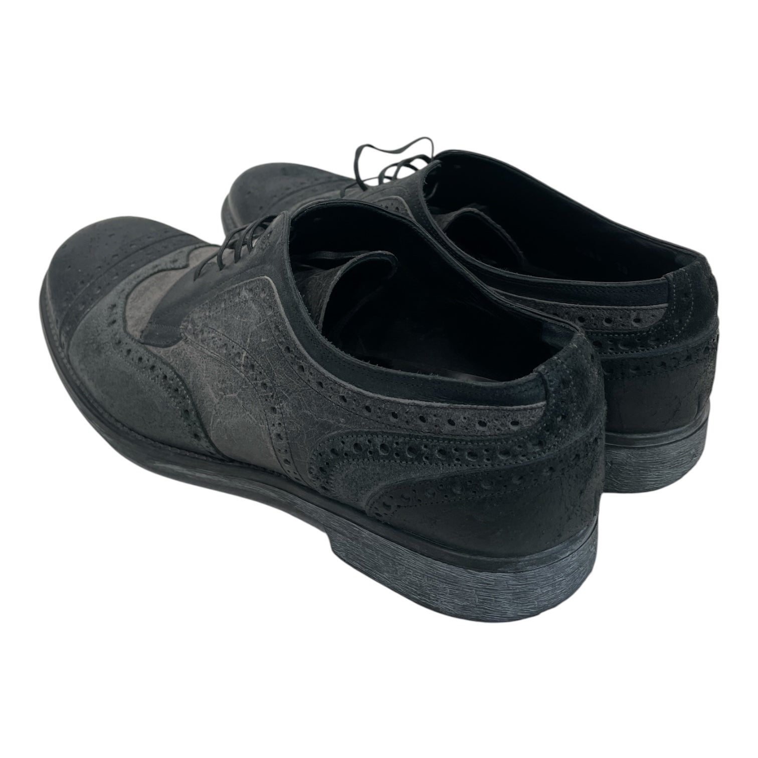 DOLCE&GABBANA/Dress Shoes/US 10/Leather/BLK/Derby view 2