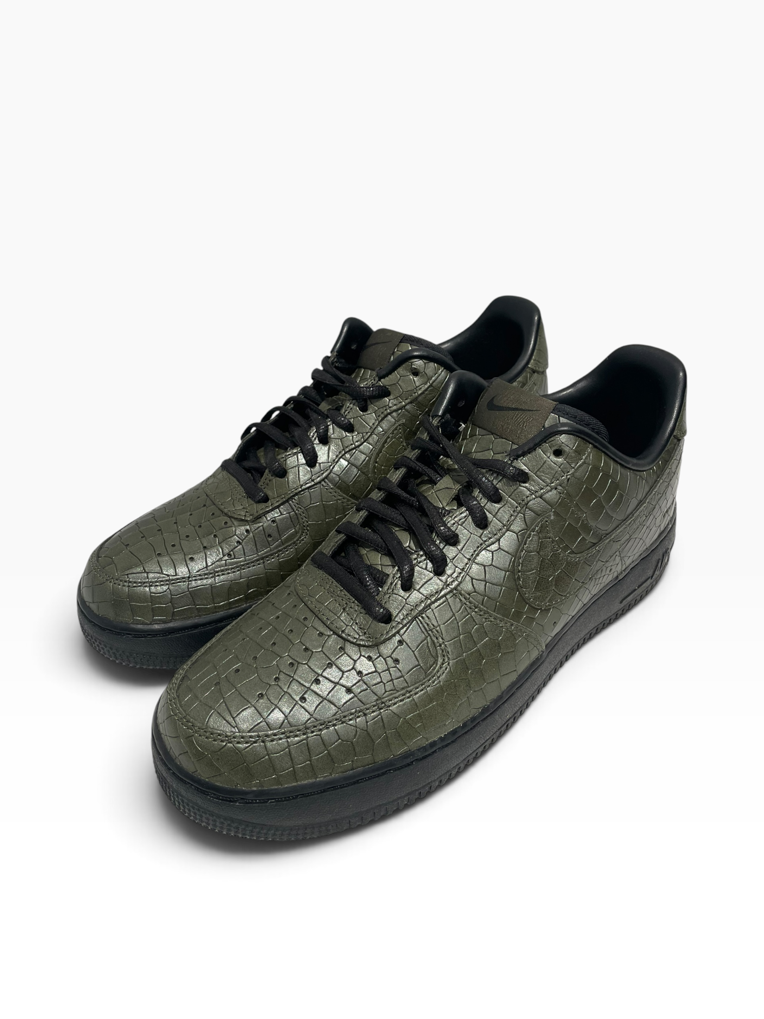 NIKE/Low-Sneakers/US 10/Animal Pattern/Leather/GRN/"Morse Code Croc" view 2