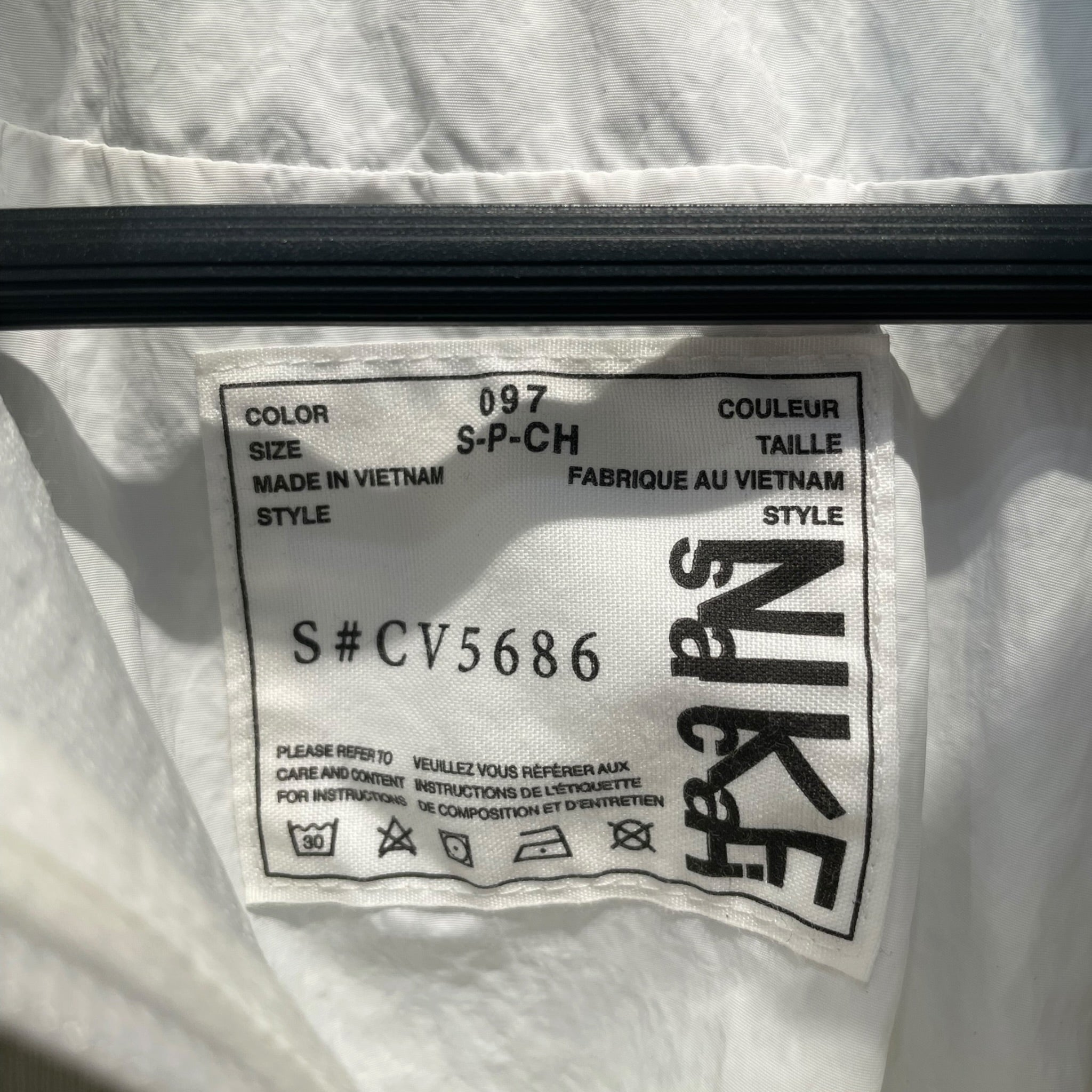 NIKE/Sacai/Puffer Jkt/S/Polyester/GRY/ view 3