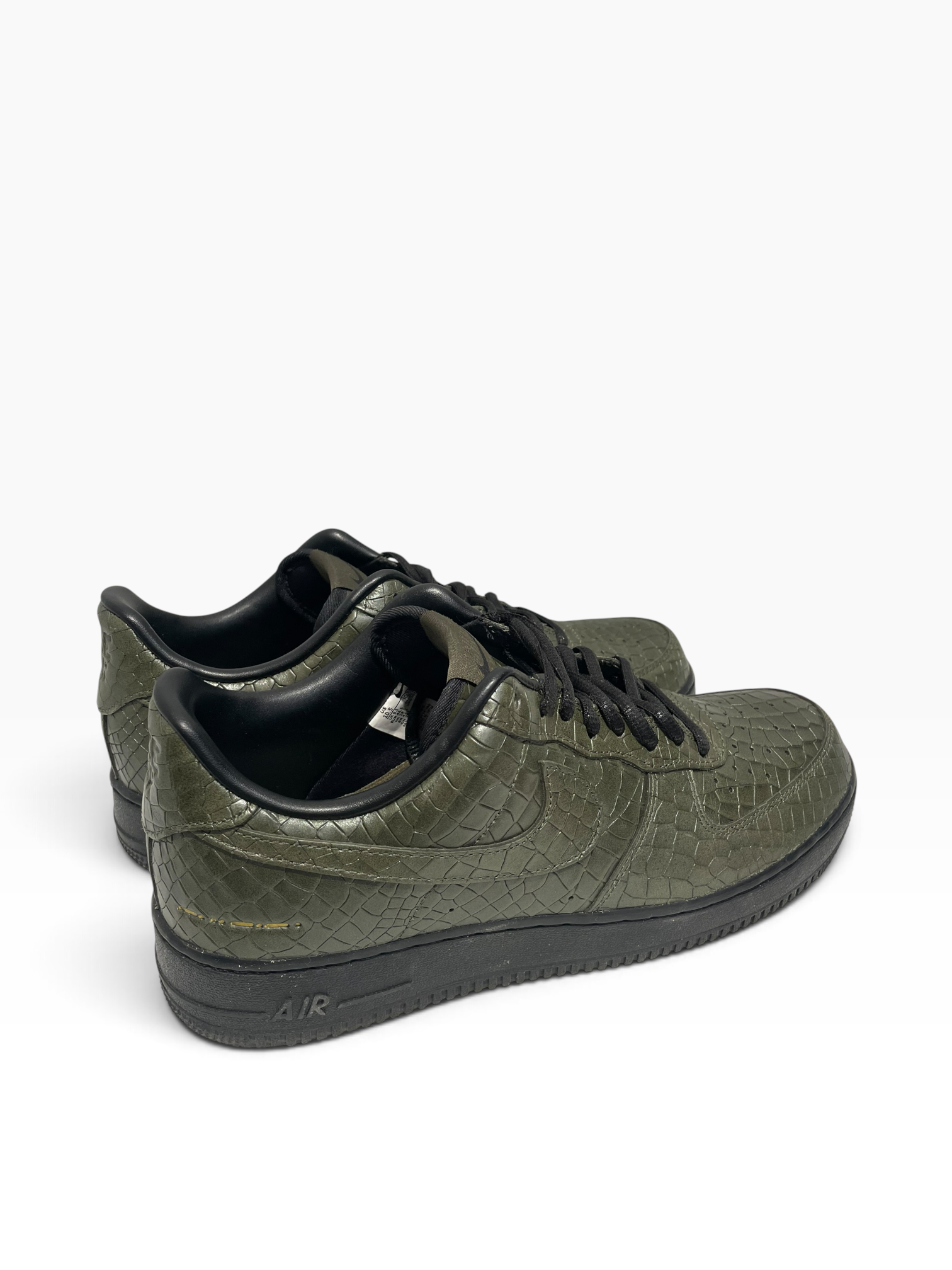 NIKE/Low-Sneakers/US 10/Animal Pattern/Leather/GRN/"Morse Code Croc" view 1