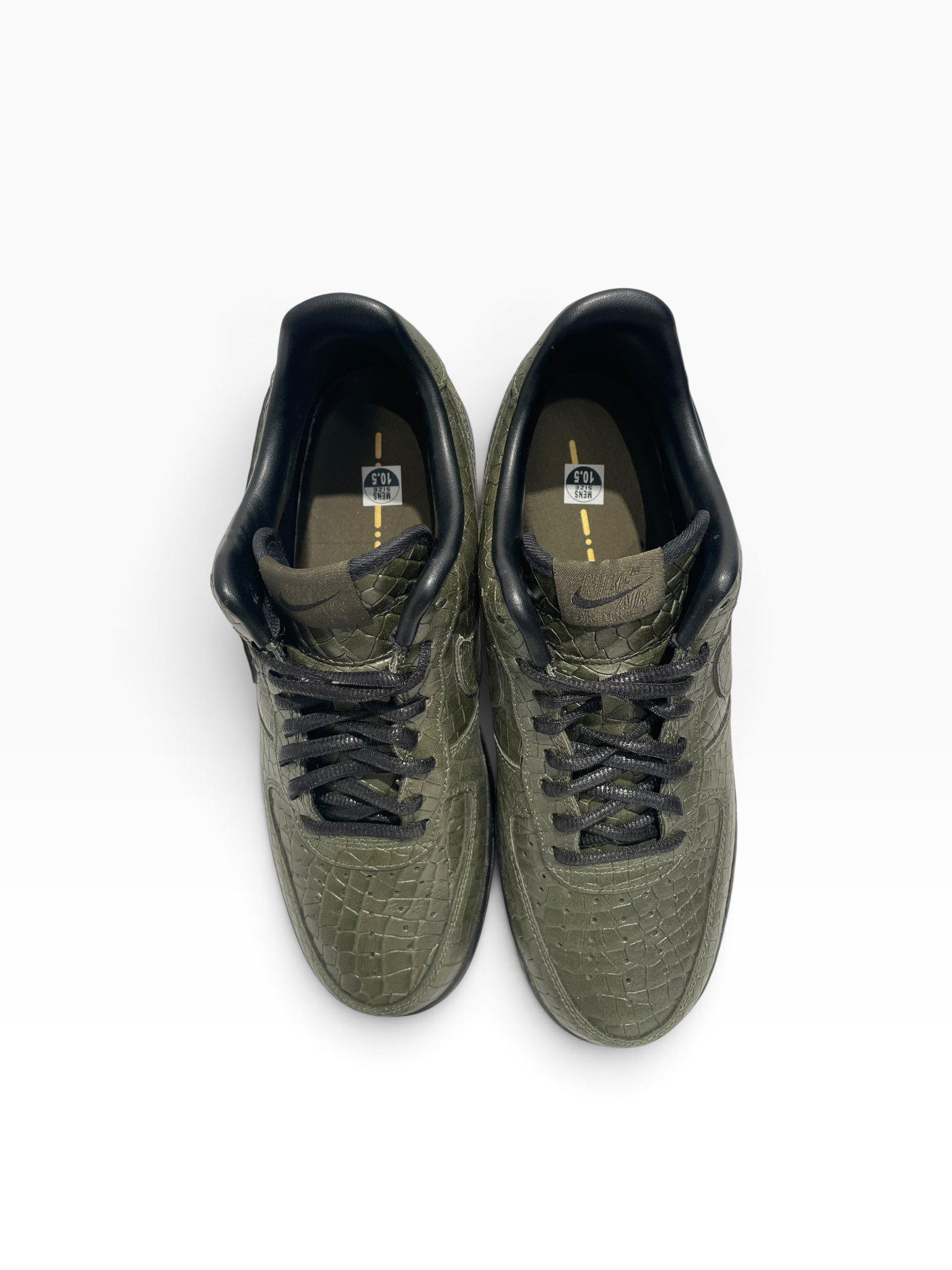 NIKE/Low-Sneakers/US 10/Animal Pattern/Leather/GRN/"Morse Code Croc" view 3