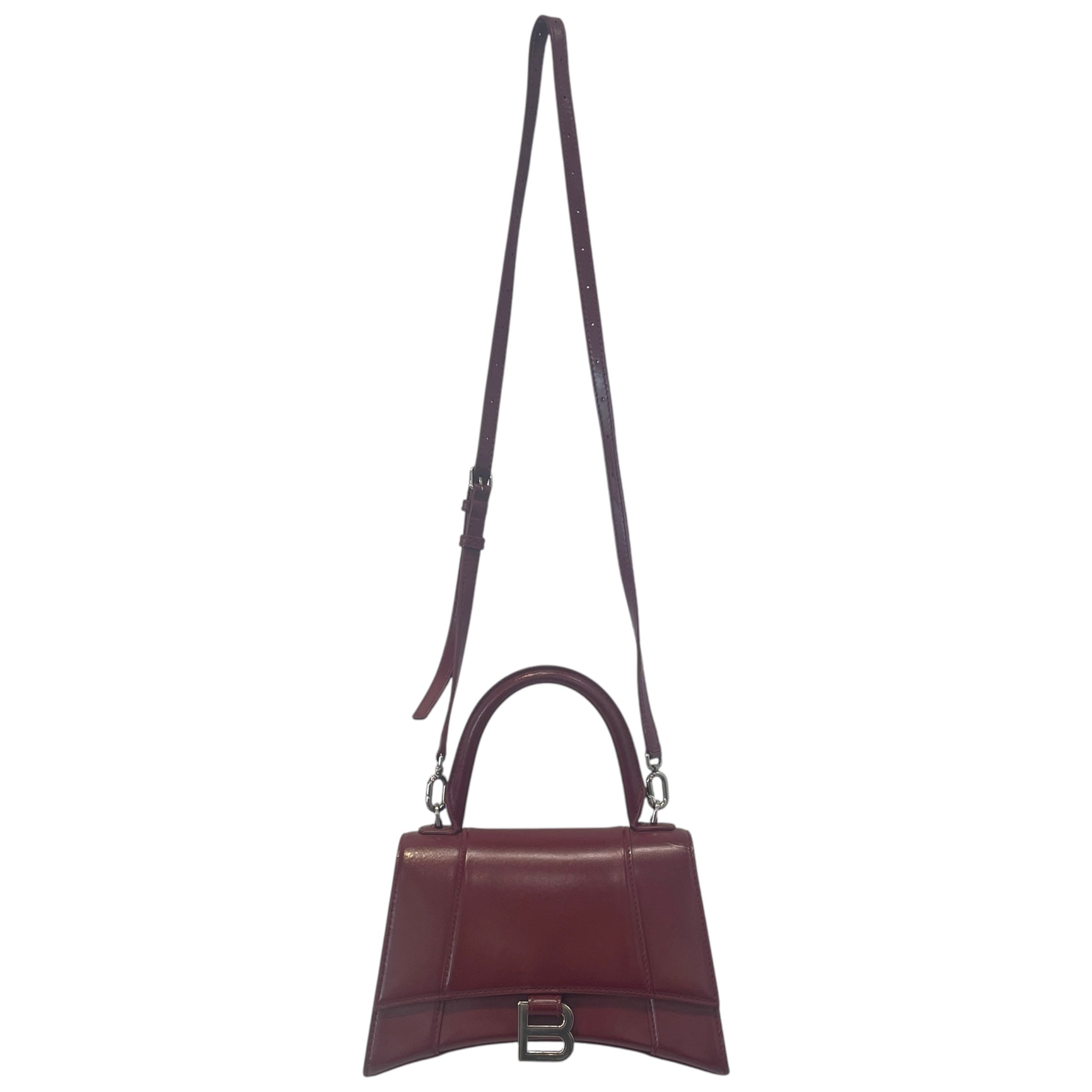 BALENCIAGA/Cross Body Bag/Leather/BRD/Hourglass view 1