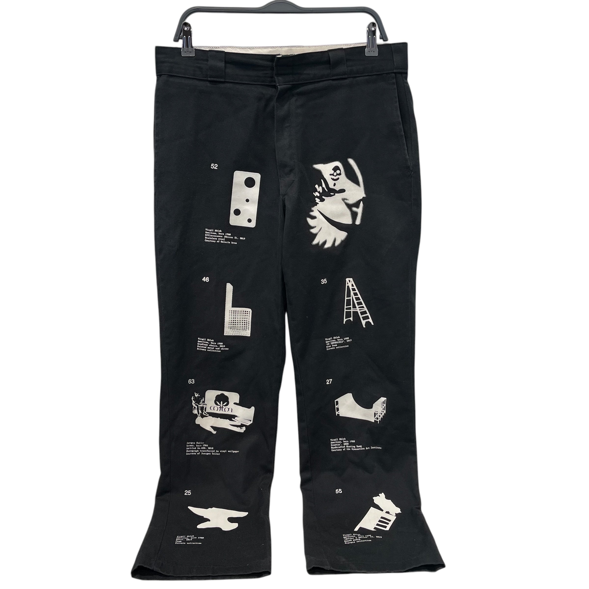 DICKIES/Pants/34/Cotton/BLK/Graphic/VIRGIL ABLOH 34X32 view 1