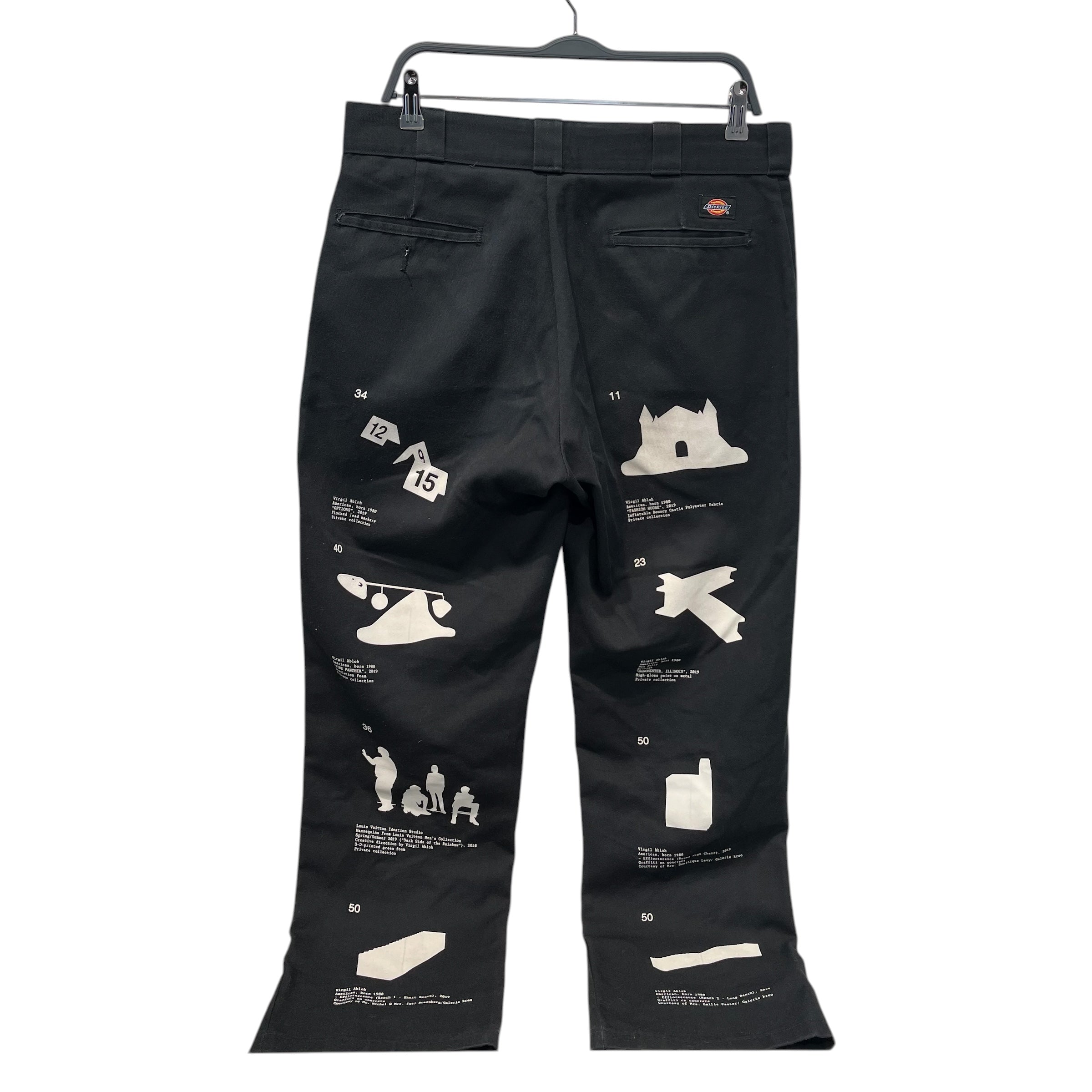 DICKIES/Pants/34/Cotton/BLK/Graphic/VIRGIL ABLOH 34X32 view 2