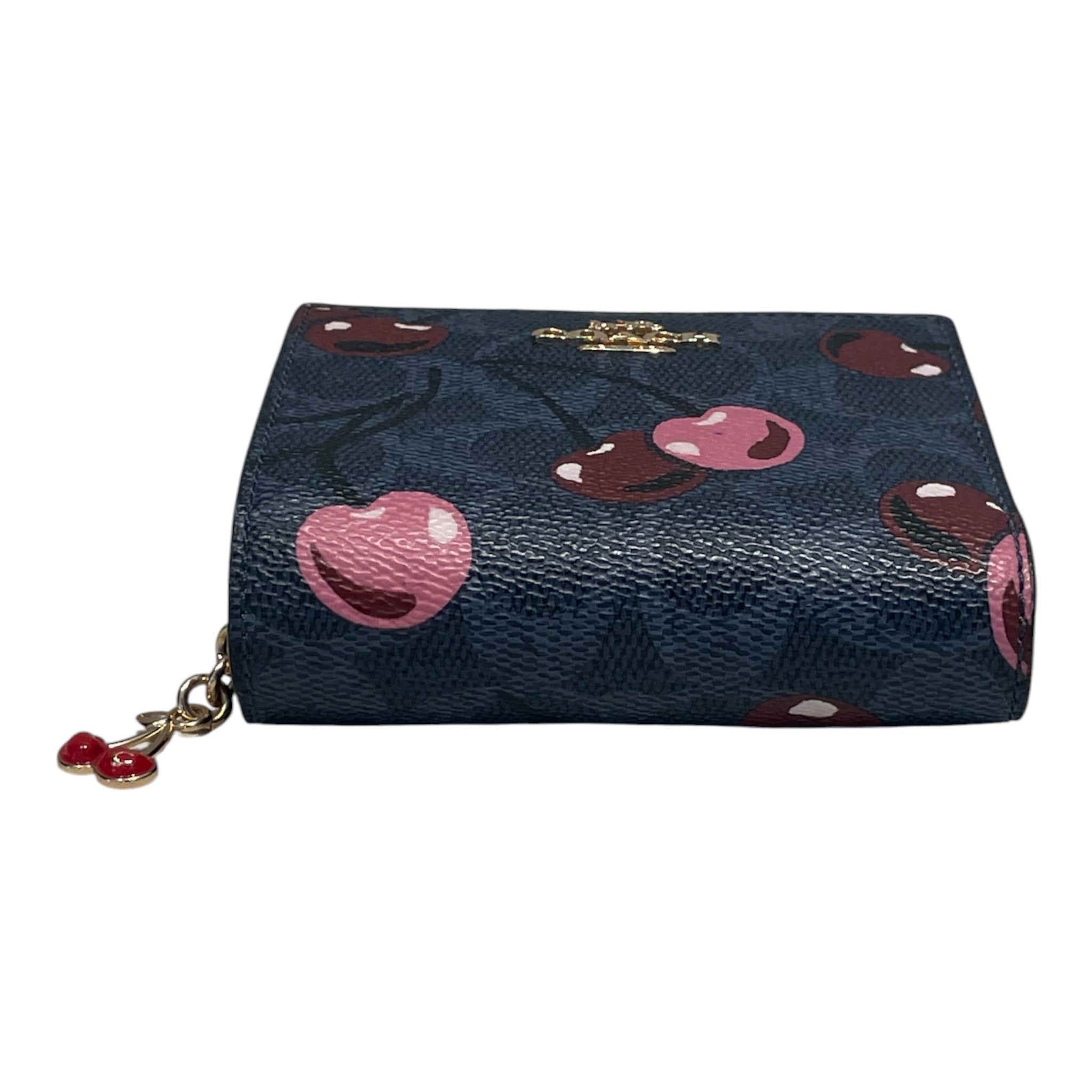 COACH/Wallet/Leather/BLU/Snap Wallet - Cherry Print view 3