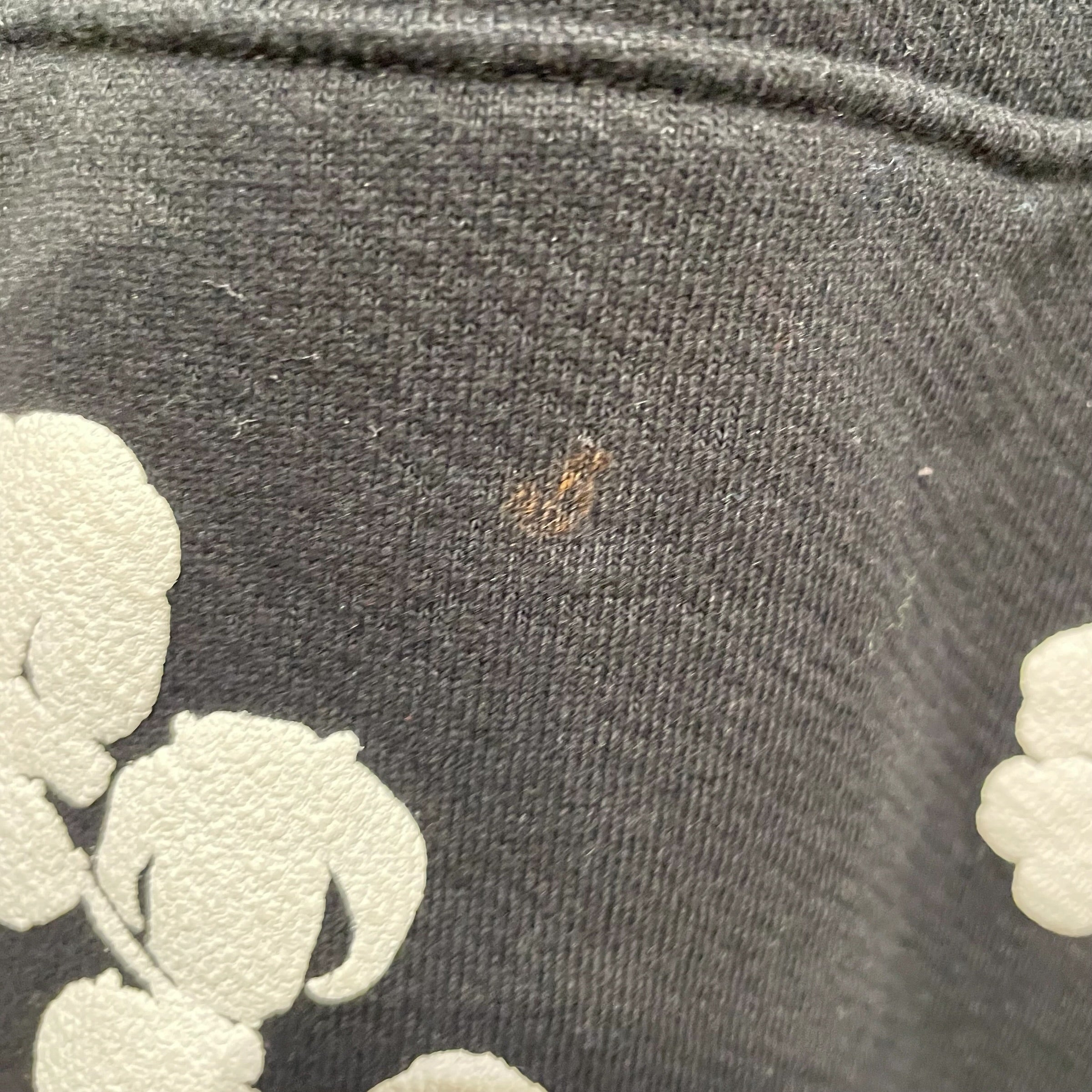 DENIM TEARS/Hoodie/XL/All Over Print/Cotton/BLK/White Logos view 3