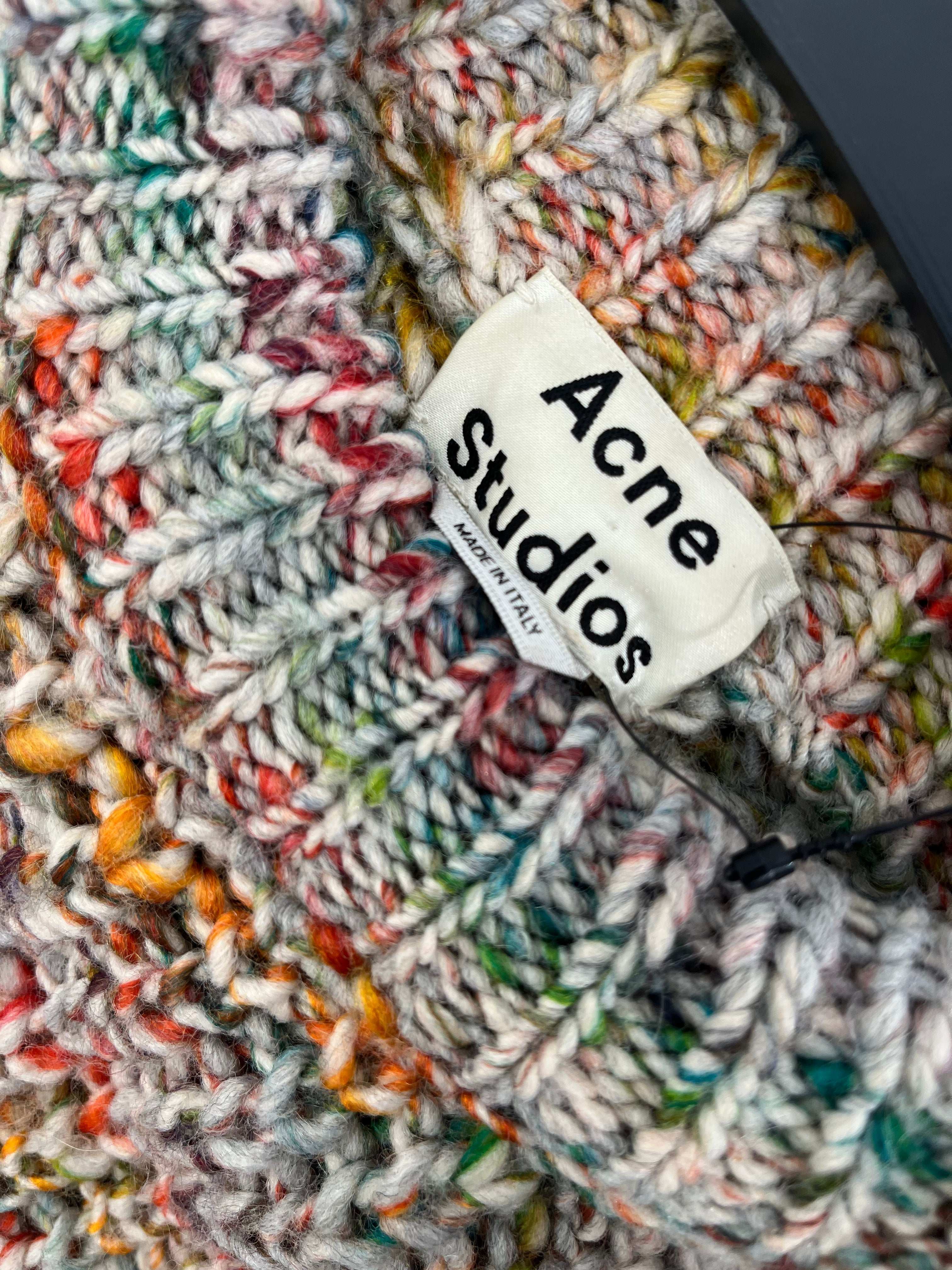 Acne Studios/Sweater/XS/All Over Print/Cotton/MLT/ZORA RAINBOW KNIT view 3