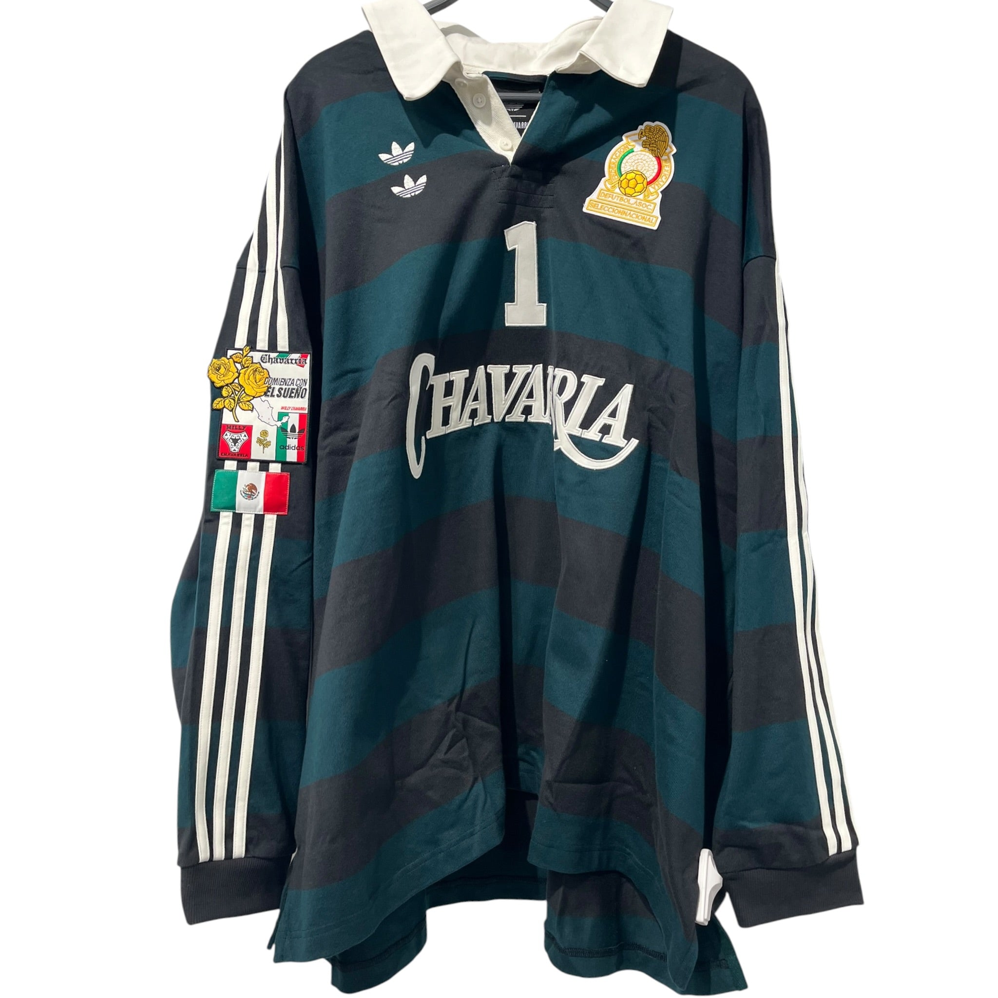 WILLY CHAVARRIA/adidas/Sweatshirt/XXL/Cotton/BLK/WORLD CUP MEXICO CREWNECK view 1